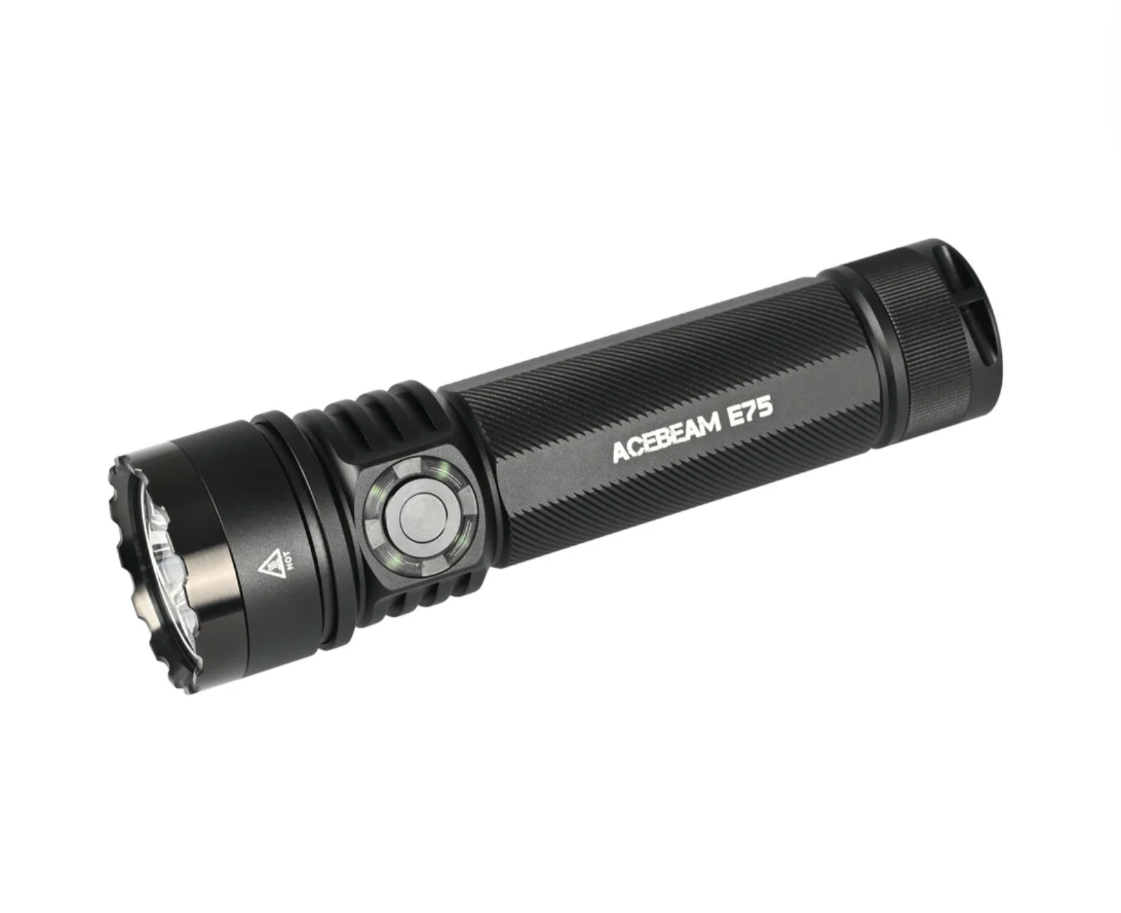 coast 7575 rechargeable flashlight Acebeam® IntelliBeam E75 Quad Core High Output Flashlight – CountyComm