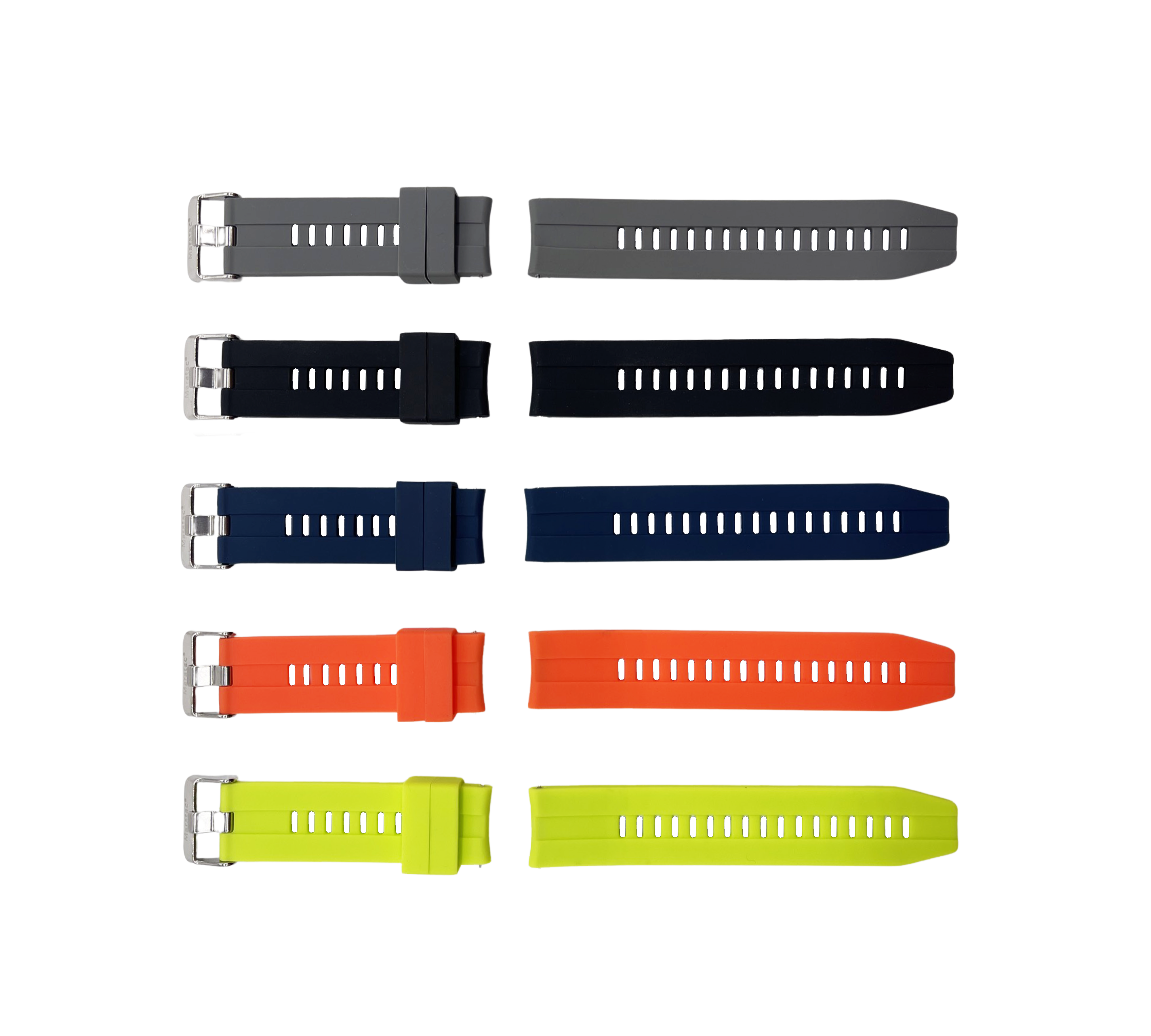 Silicone Zulu Two Piece Watch Bands by Maratac CountyComm