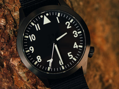 DLC Stainless Steel Pilot Automatic Watch by Maratac®