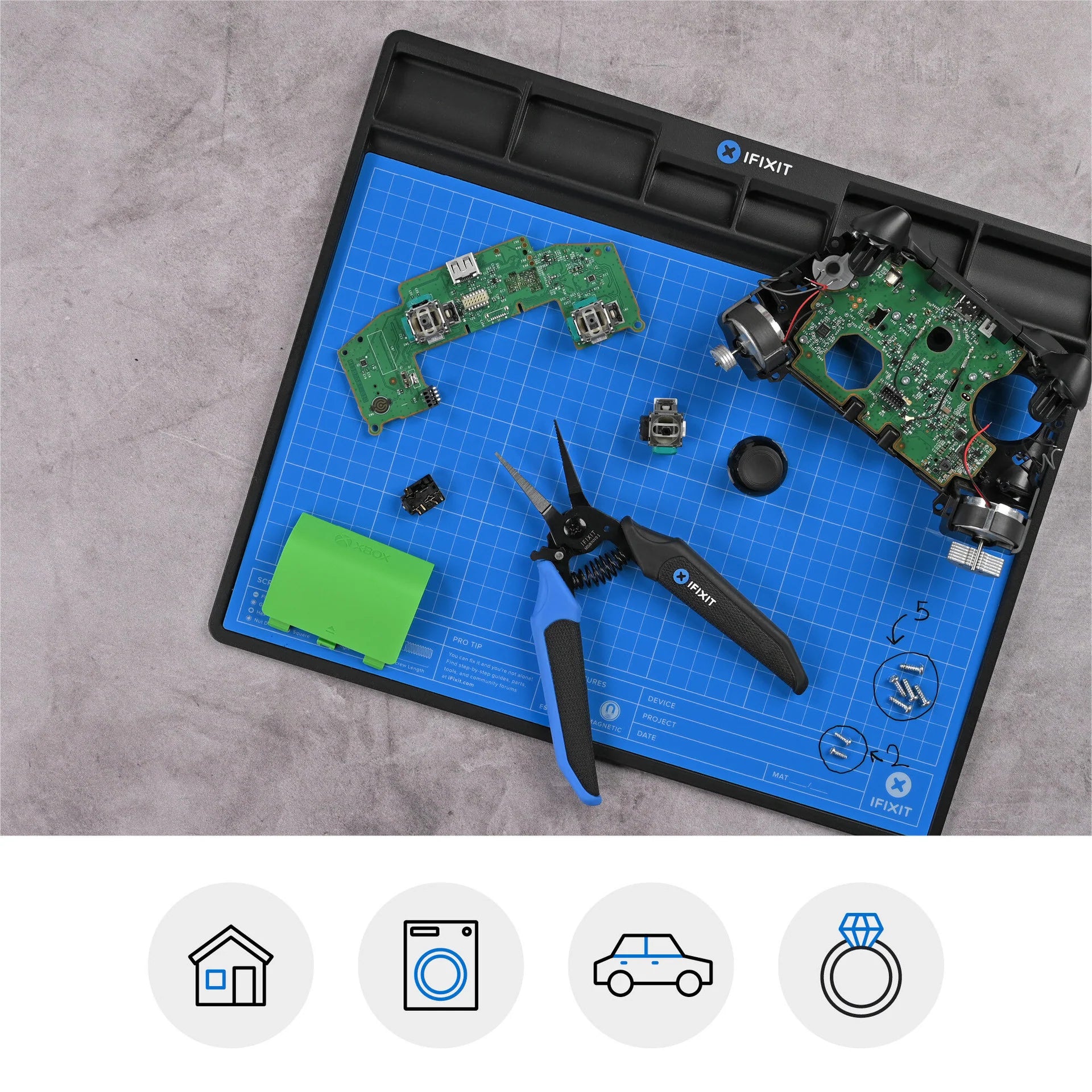 Needle Nose Pliers With Locking Mandible - IFIXIT -