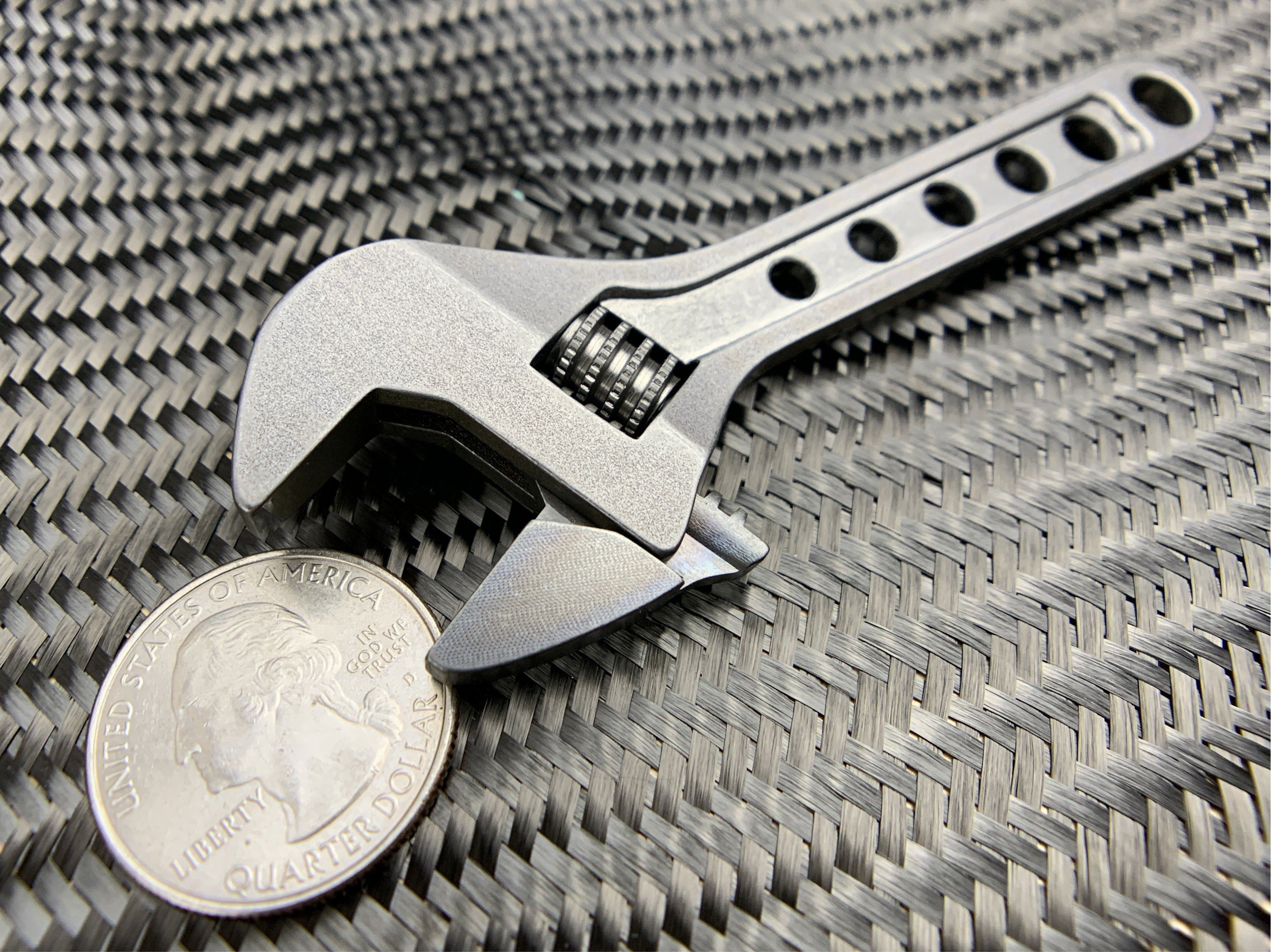 Adjustable Wrench - Titanium 4 Inch ( NSN Pending )
