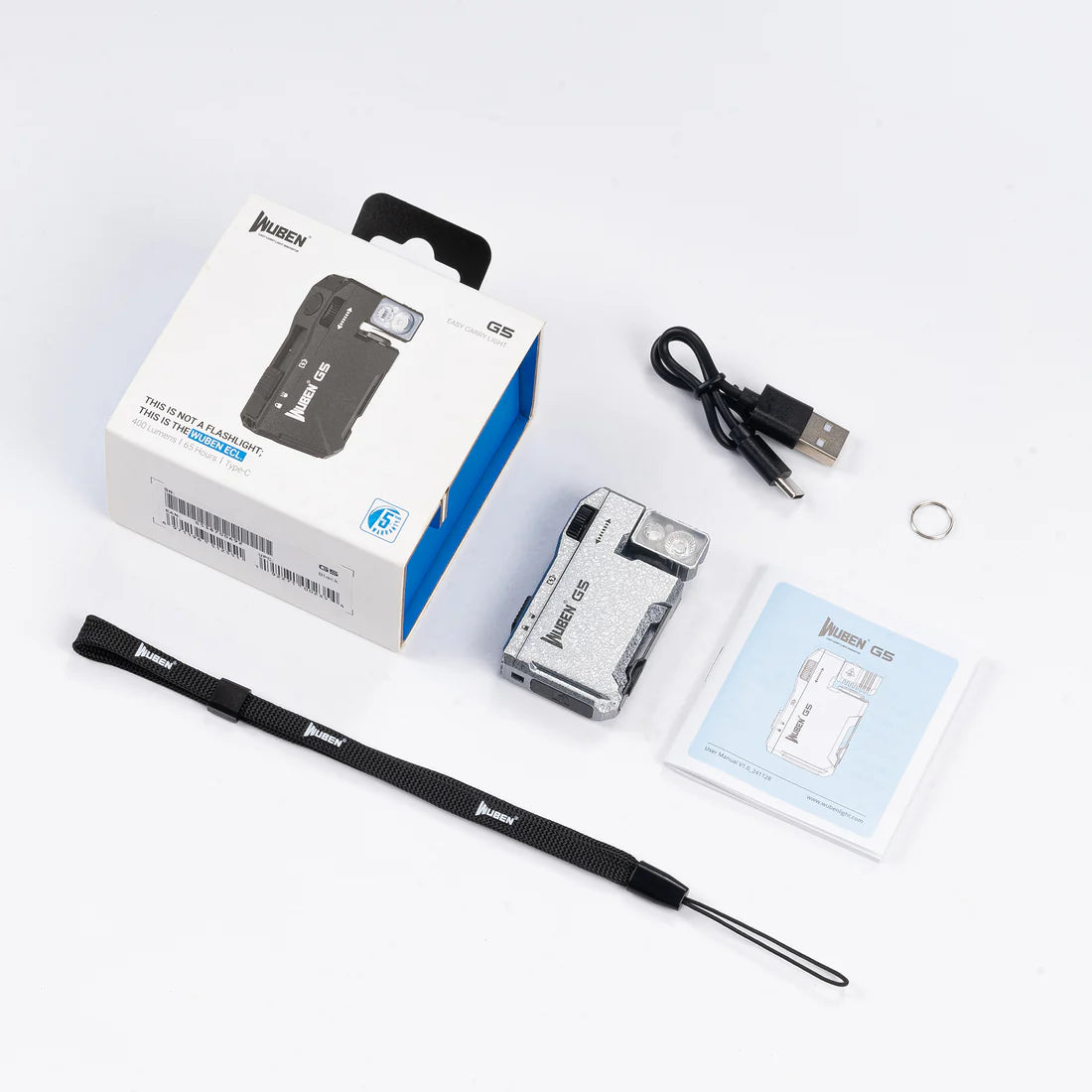 Wuben G5 - Ice Cracks - All-in-One Flashlight - Limited Edition