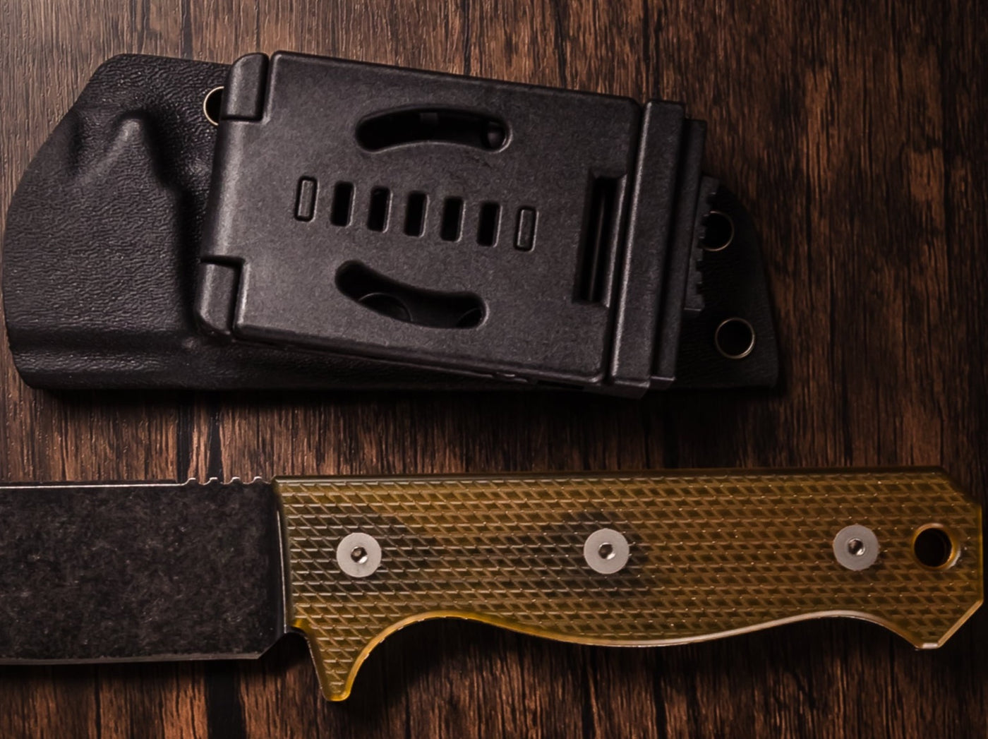 R4A - Ready 4 Action Knife / D2 Fixed Blade ( Ultem® Scales ) – CountyComm