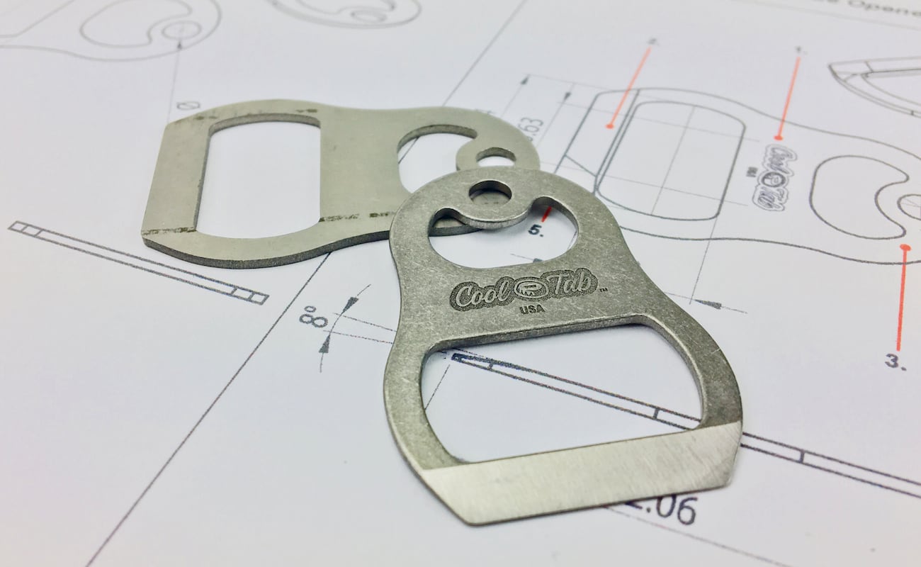 Cool-Tab Titanium Bottle & Can Opener - USA