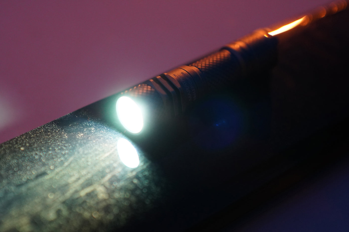 Titanium Mini LEP Cosmos - Laser Flashlight 14500 By Maratac®