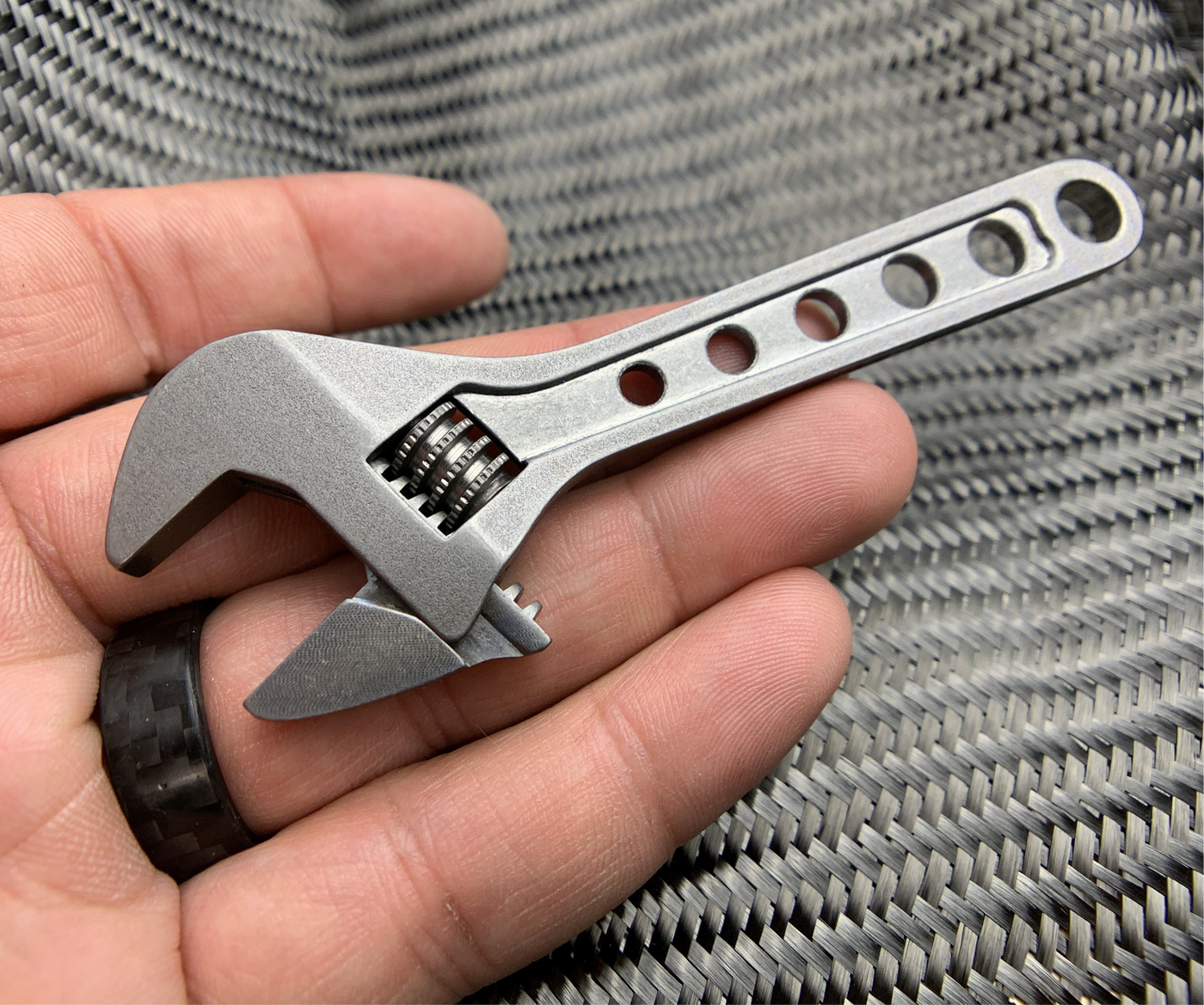 Adjustable Wrench - Titanium 4 Inch ( NSN Pending )