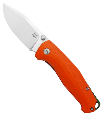 FOX TER - Jesper VOX Design - Orange - N690 Folding Knife - Made