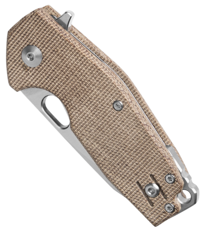 Fox Knives ( Vox 526LI )Suru Liner Lock Knife Natural Micarta (2.36" Satin)