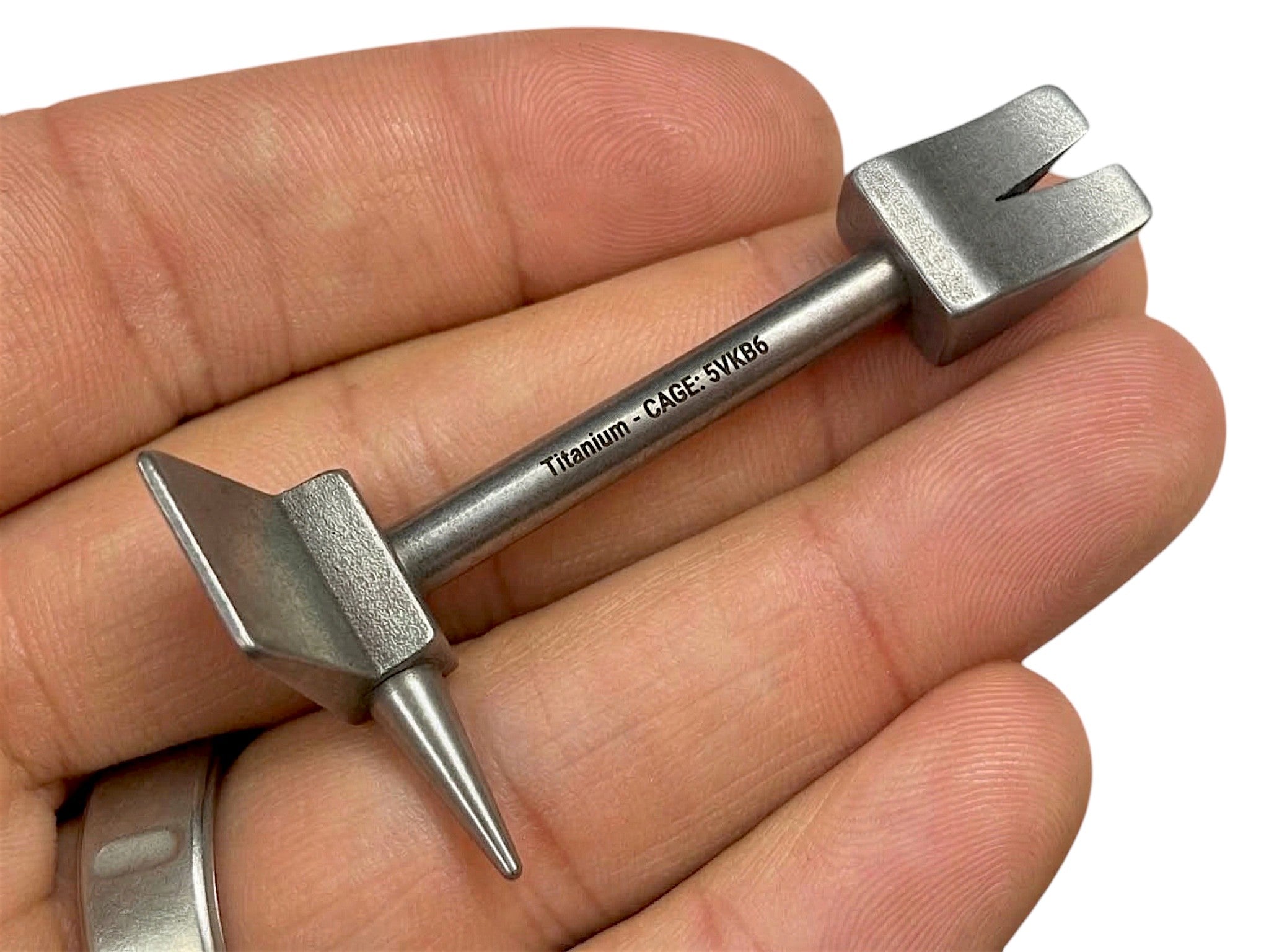 2" Ti Hooligan Forced Entry Tool - Titanium - Worlds Smallest! New