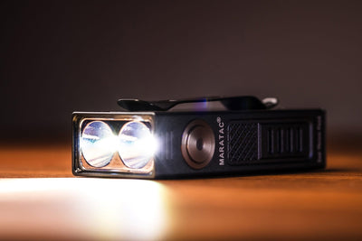 Compact Dual Photon Flood - 14500x2 Flashlight by Maratac®