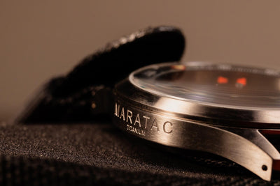 40mm AWC - Adventure Wrist Compass - Heirloom Dual Sapphire Titanium - Maratac®