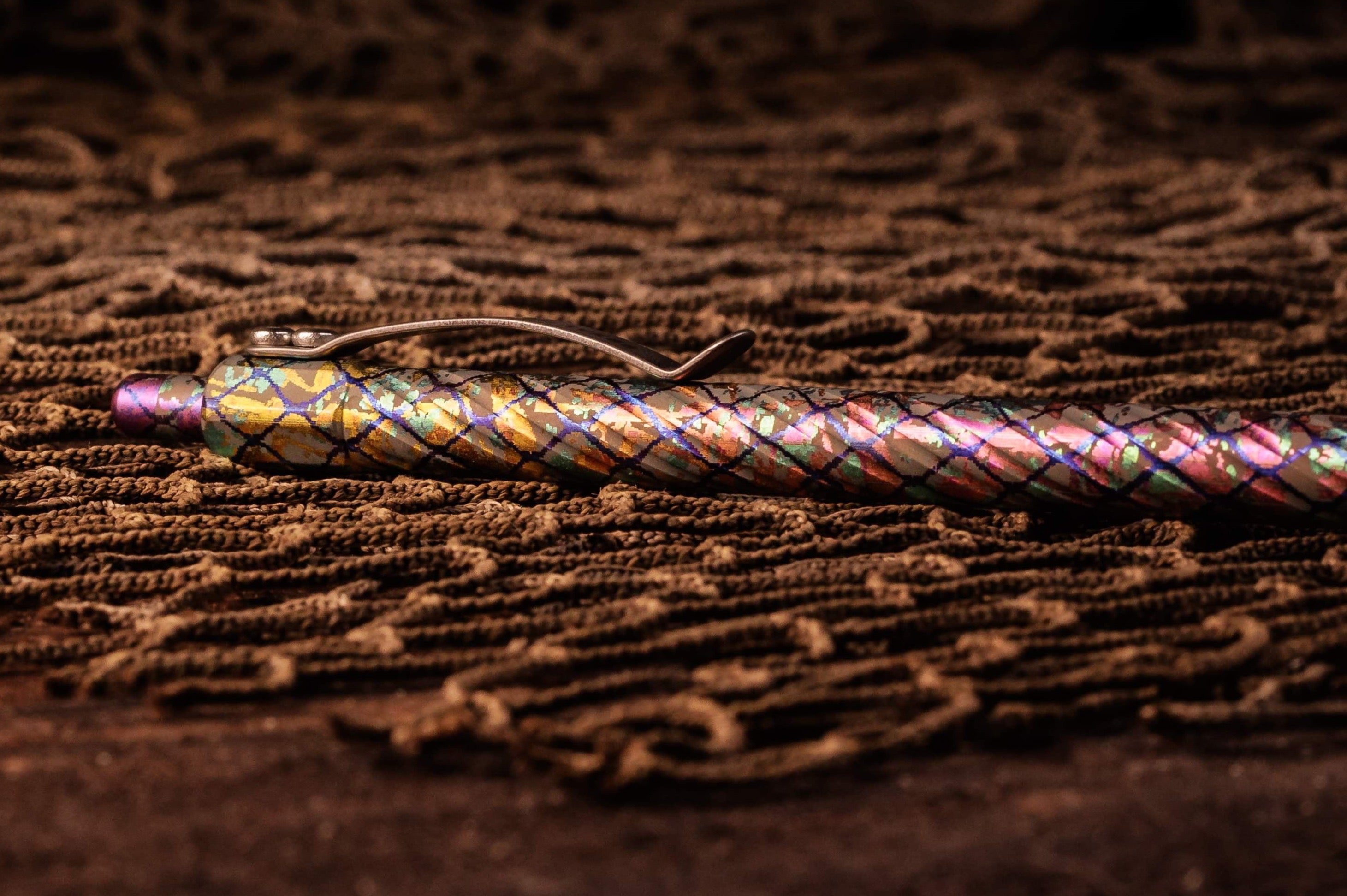 Titanium DraftTitan Mechanical Pencil by Maratac® - Limited Edition - Chaotic Aurora Pattern