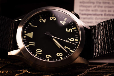 Titanium Pilot Automatic Watch by Maratac®