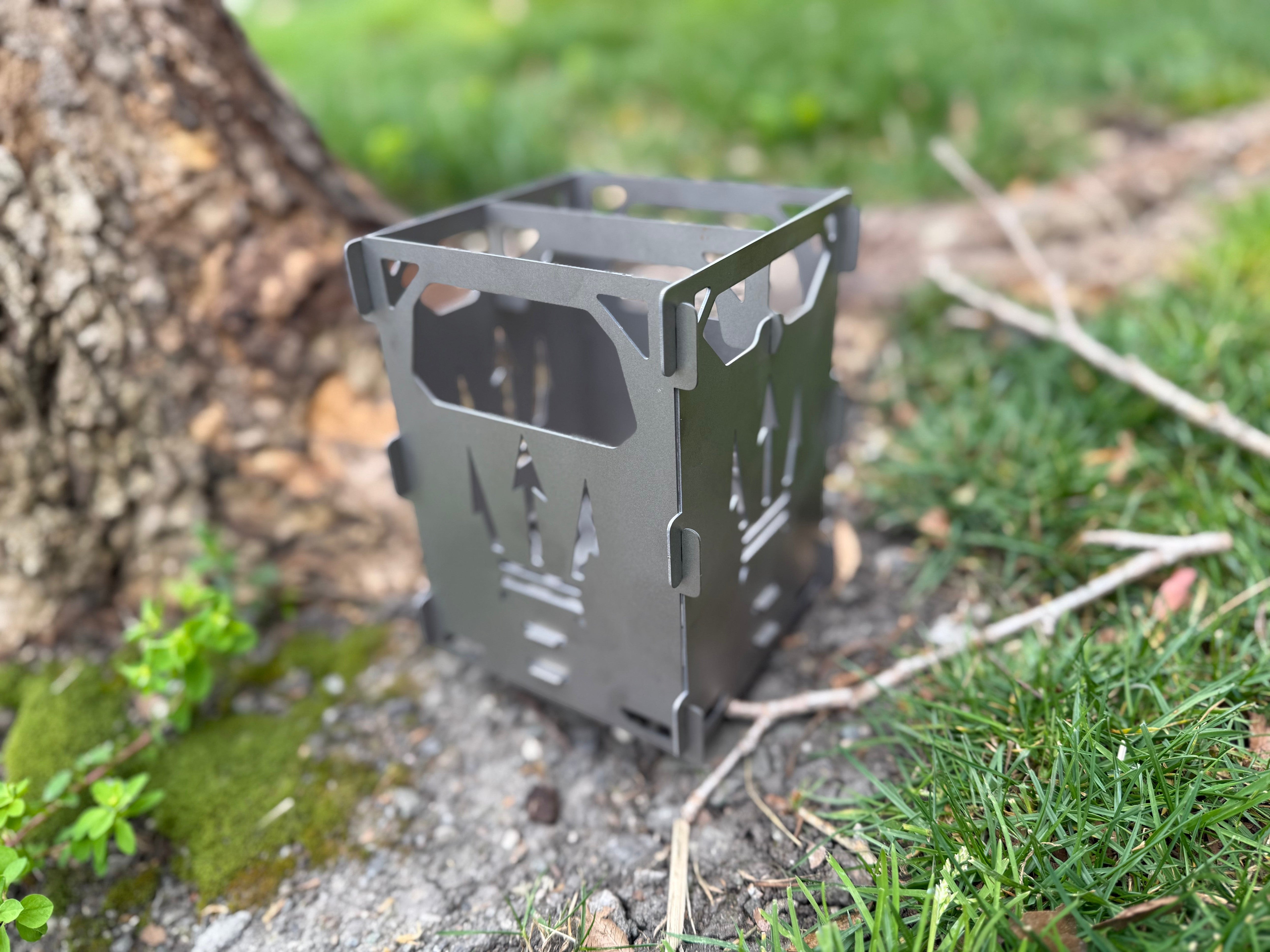ファルコンパーチ　8kg Ultra-Light Collapsible Titanium Pocket Stove by Maratac® – CountyComm