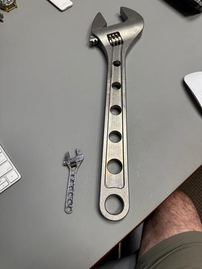 18 Inch - Titanium Adjustable Wrench - ( NSN Pending )  ( Worlds Largest )