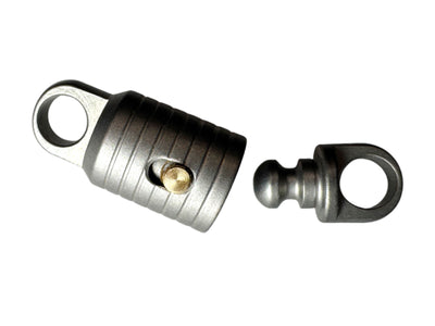 Titanium Slide-Lock Quick-Release Keychain - New!