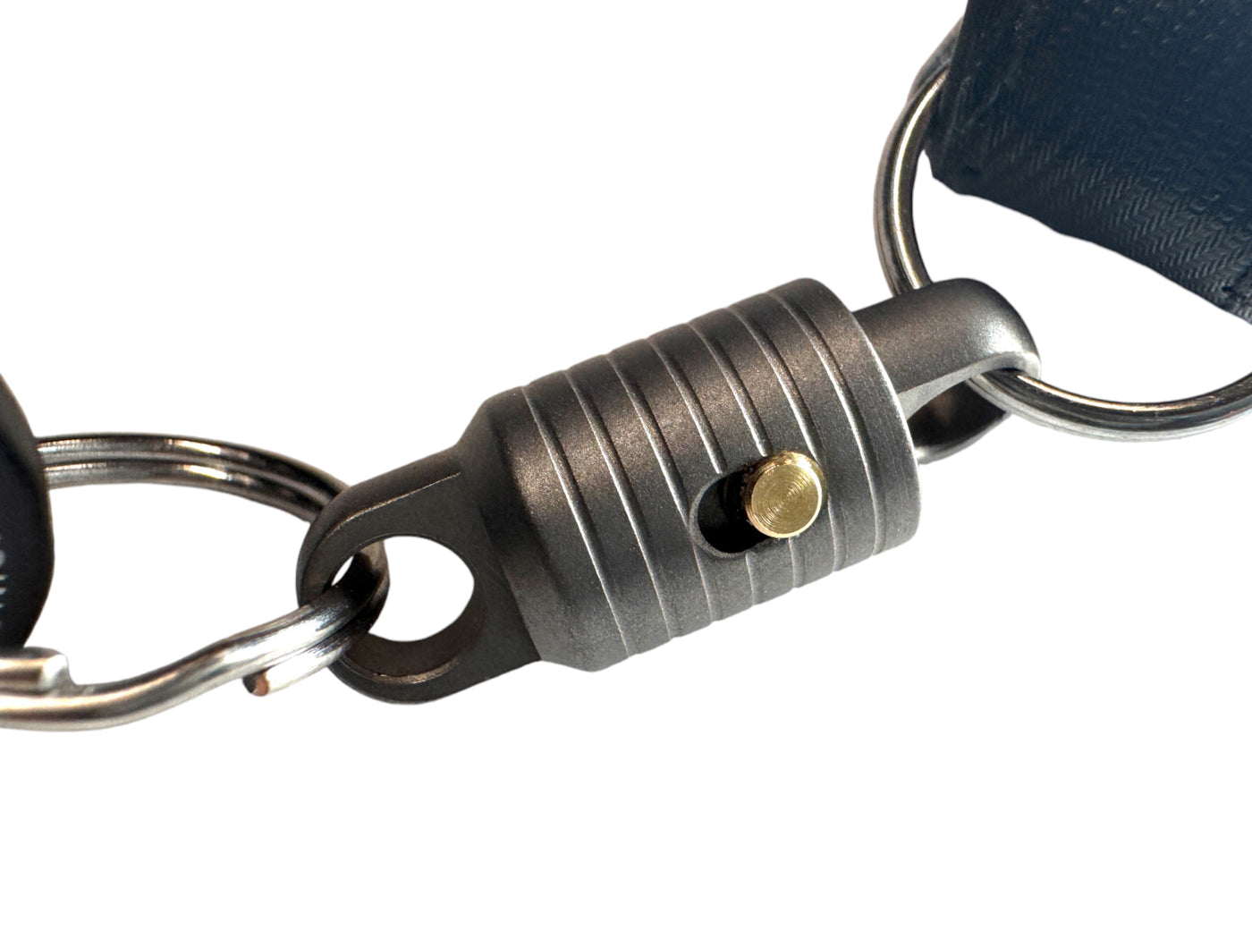 Titanium Slide-Lock Quick-Release Keychain - New!