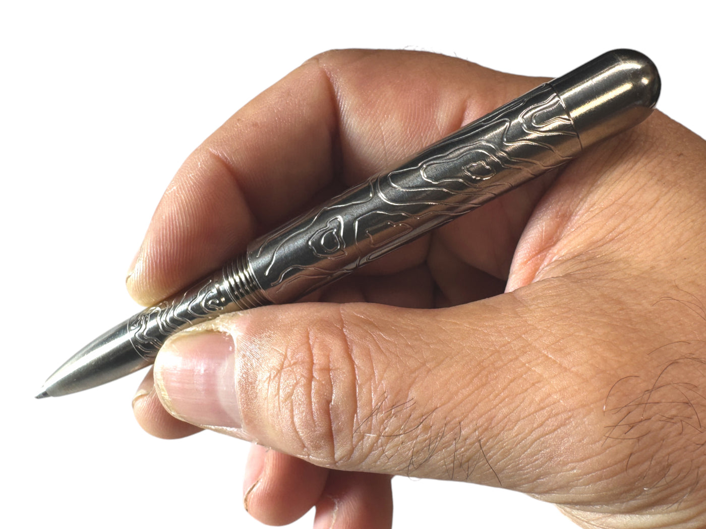 Titanium Embassy Pen ( Rev 8 ) - Topography Edition!