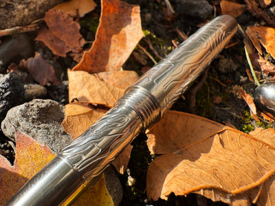 Titanium Embassy Pen ( Rev 8 ) - Topography Edition!