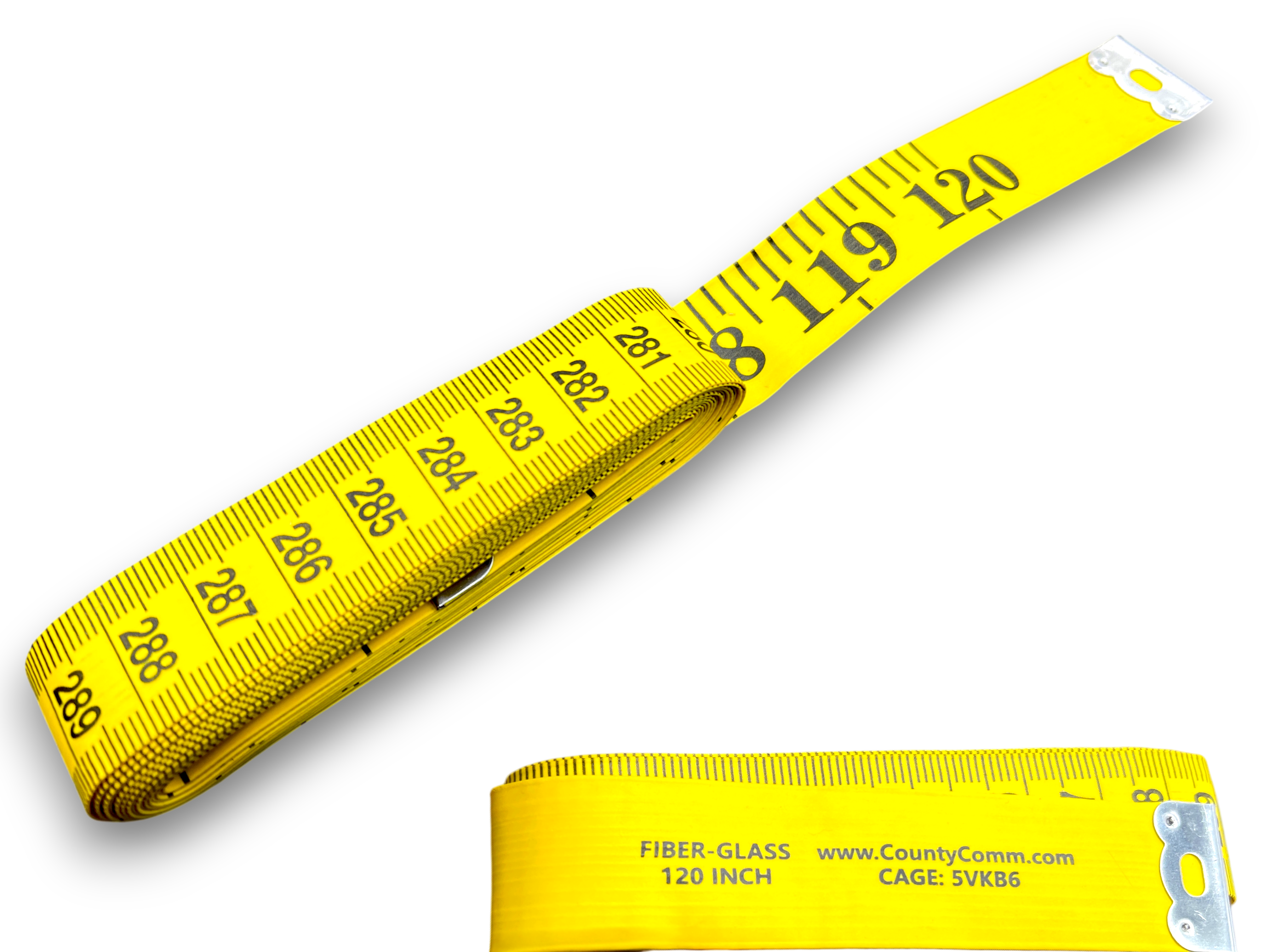 120" Dual Sided Fiberglass Measuring Tape ( New Batch )
