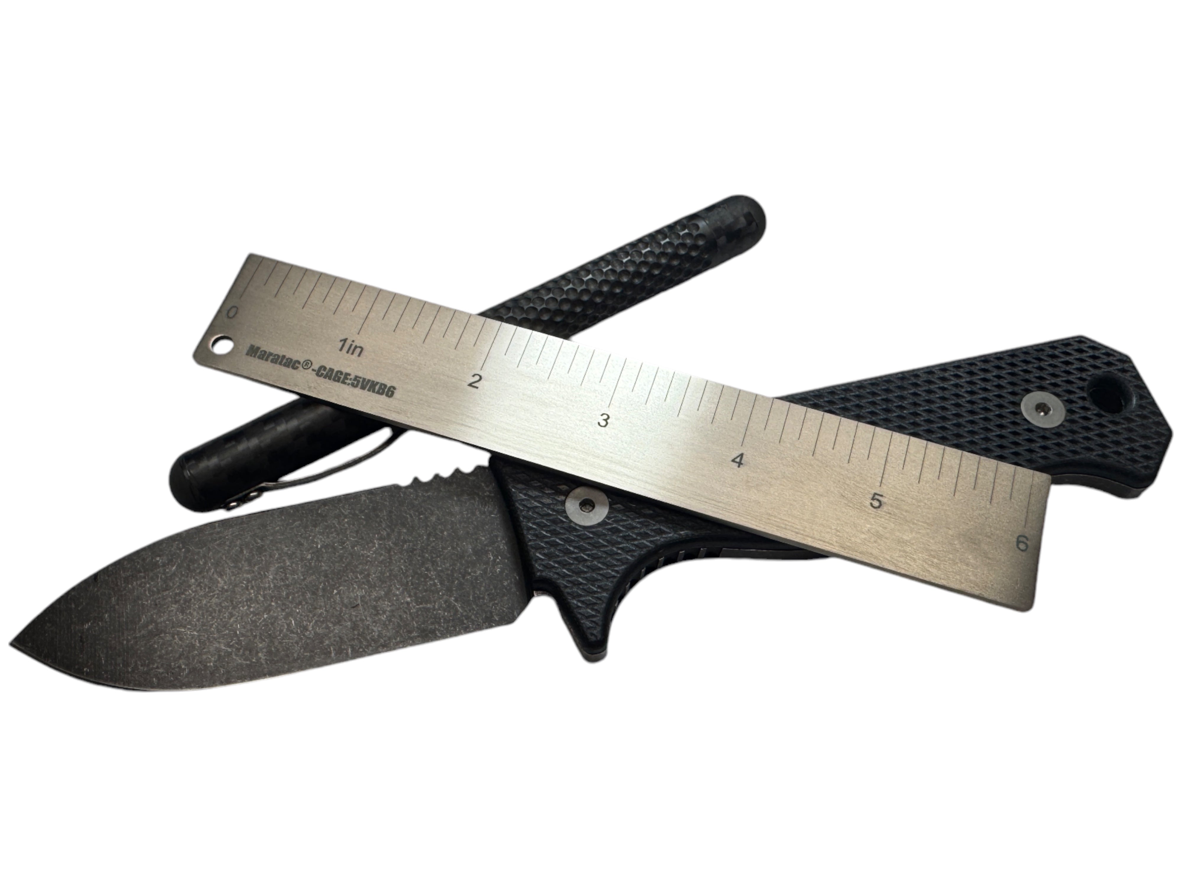 Beefy Titanium Precision 6" Inch / 15CM  Ruler