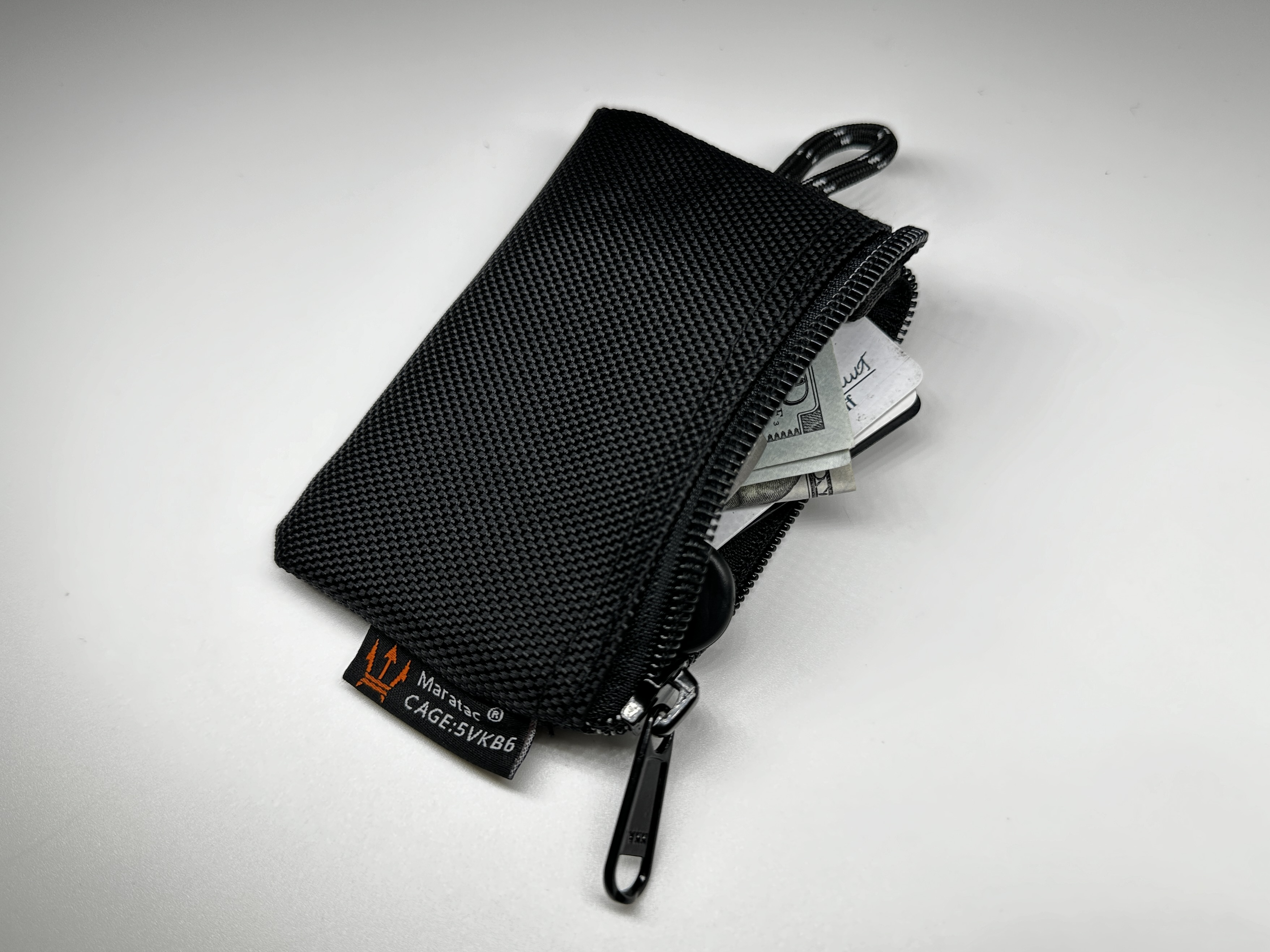 Zippered key pouch on sale