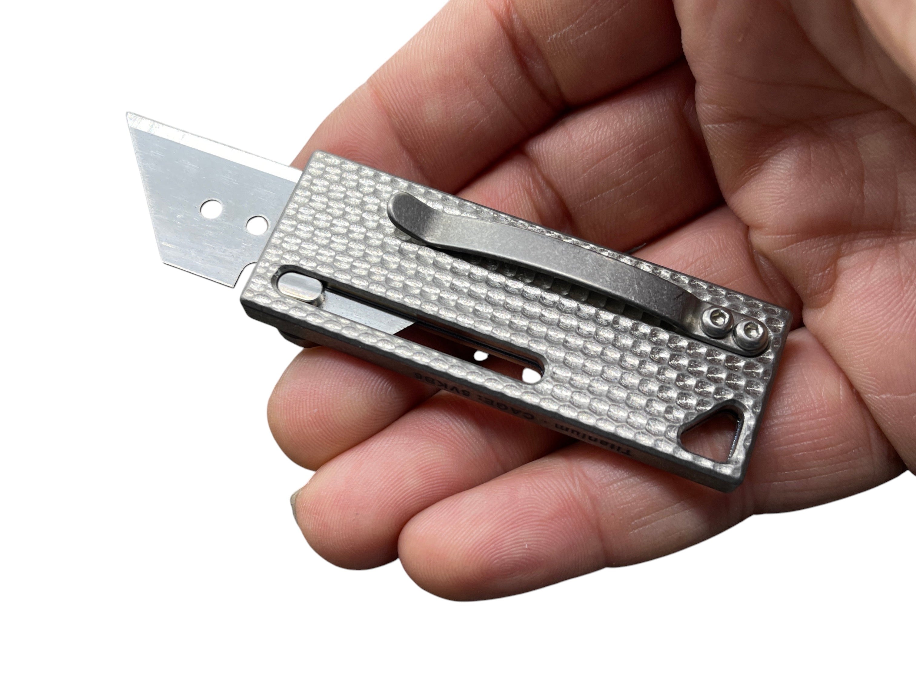 MaxMadCo Design - Titanium - Utility Blade Knife - Gen 2