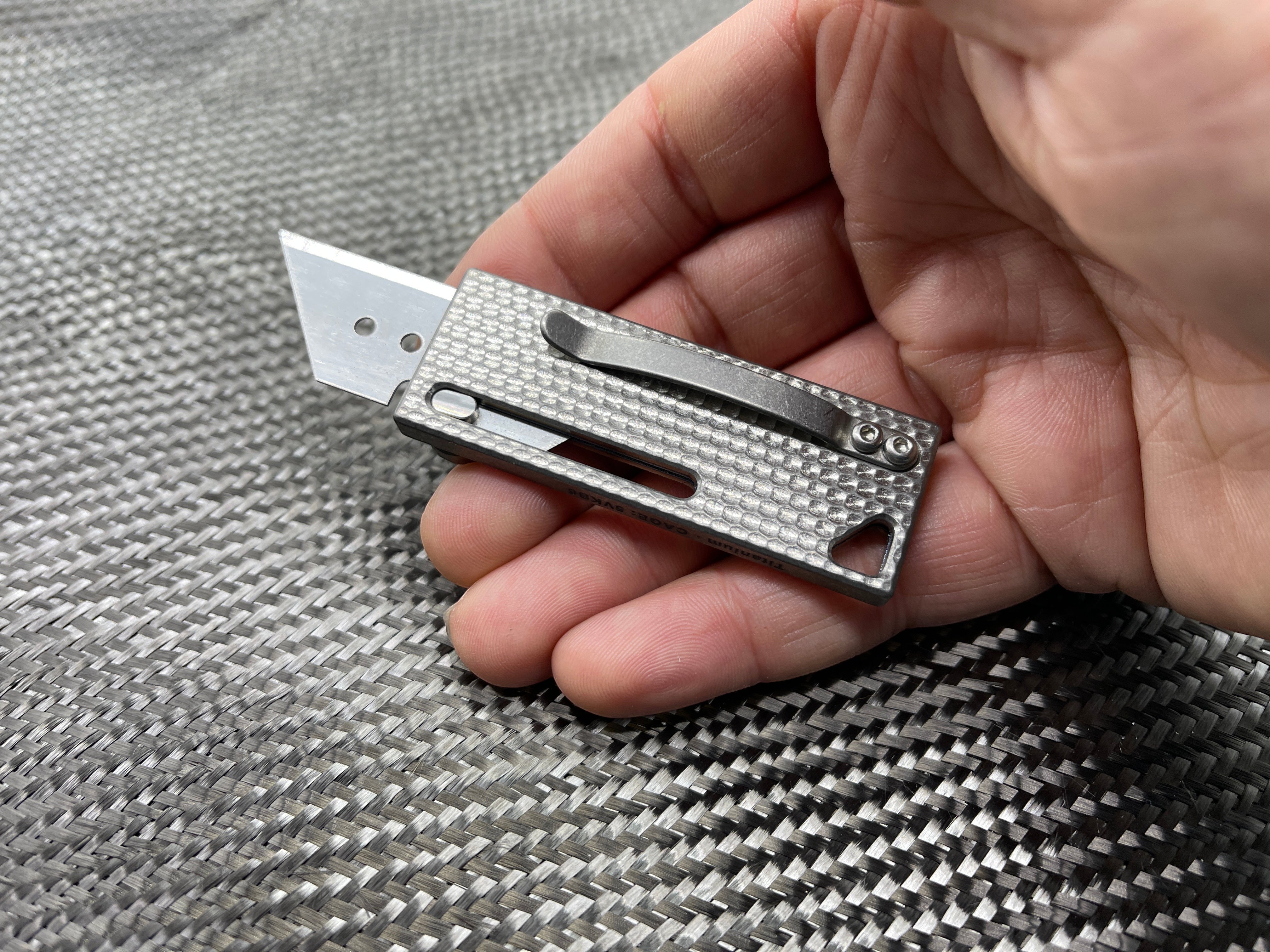 MaxMadCo Design - Titanium - Utility Blade Knife - Gen 2