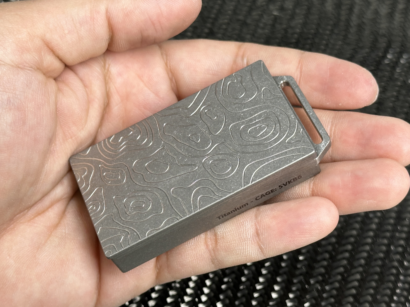 Titanium Pocket Strong Box With Loop - Gen 2