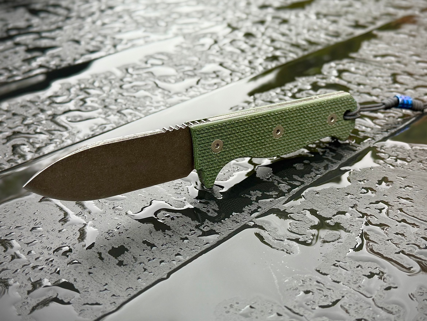 R4A - Ready 4 Action Knife / D2 Fixed Blade ( MICARTA Scales ) 🔥 New 🔥