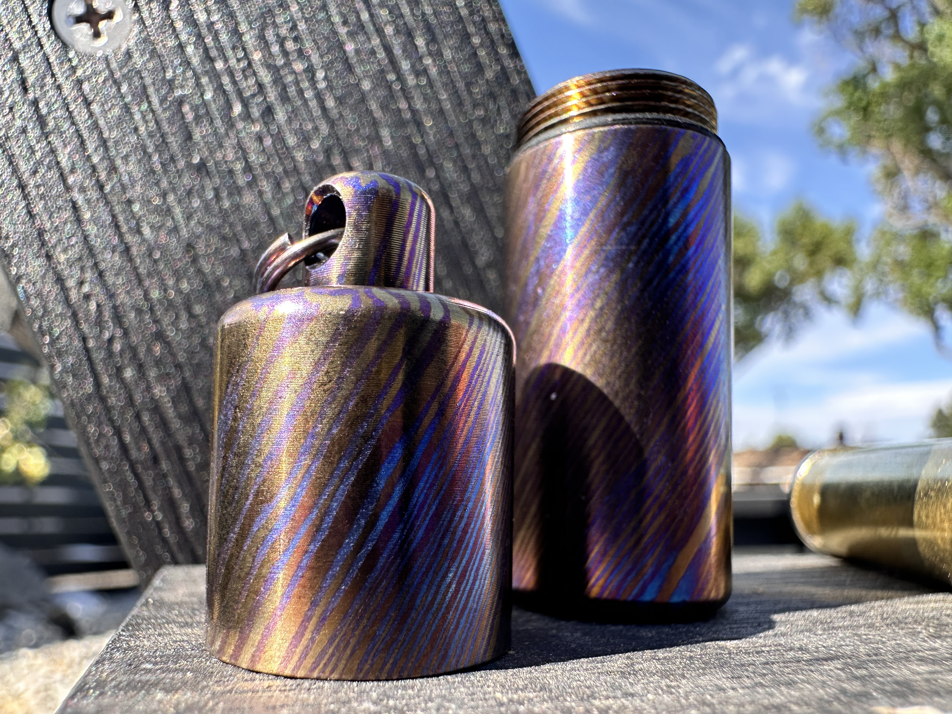 Timascus Titanium XL Lighters By Maratac® ~  Limited Edition!