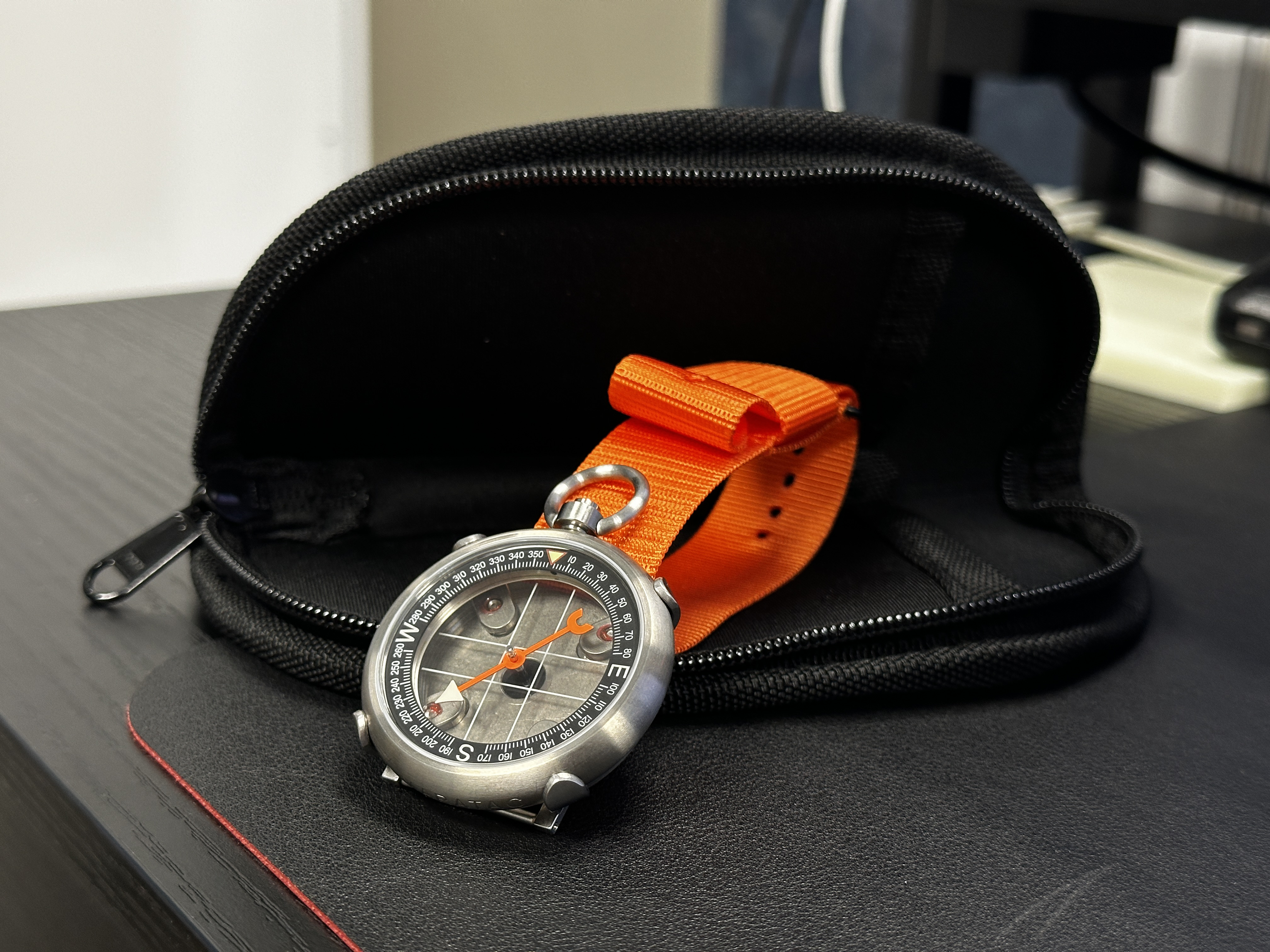 45mm Titanium Heirloom Compass + Wrist Carry Kit by Maratac 45mm Titanium Heirloom Compass + Wrist Carry Kit by Maratac