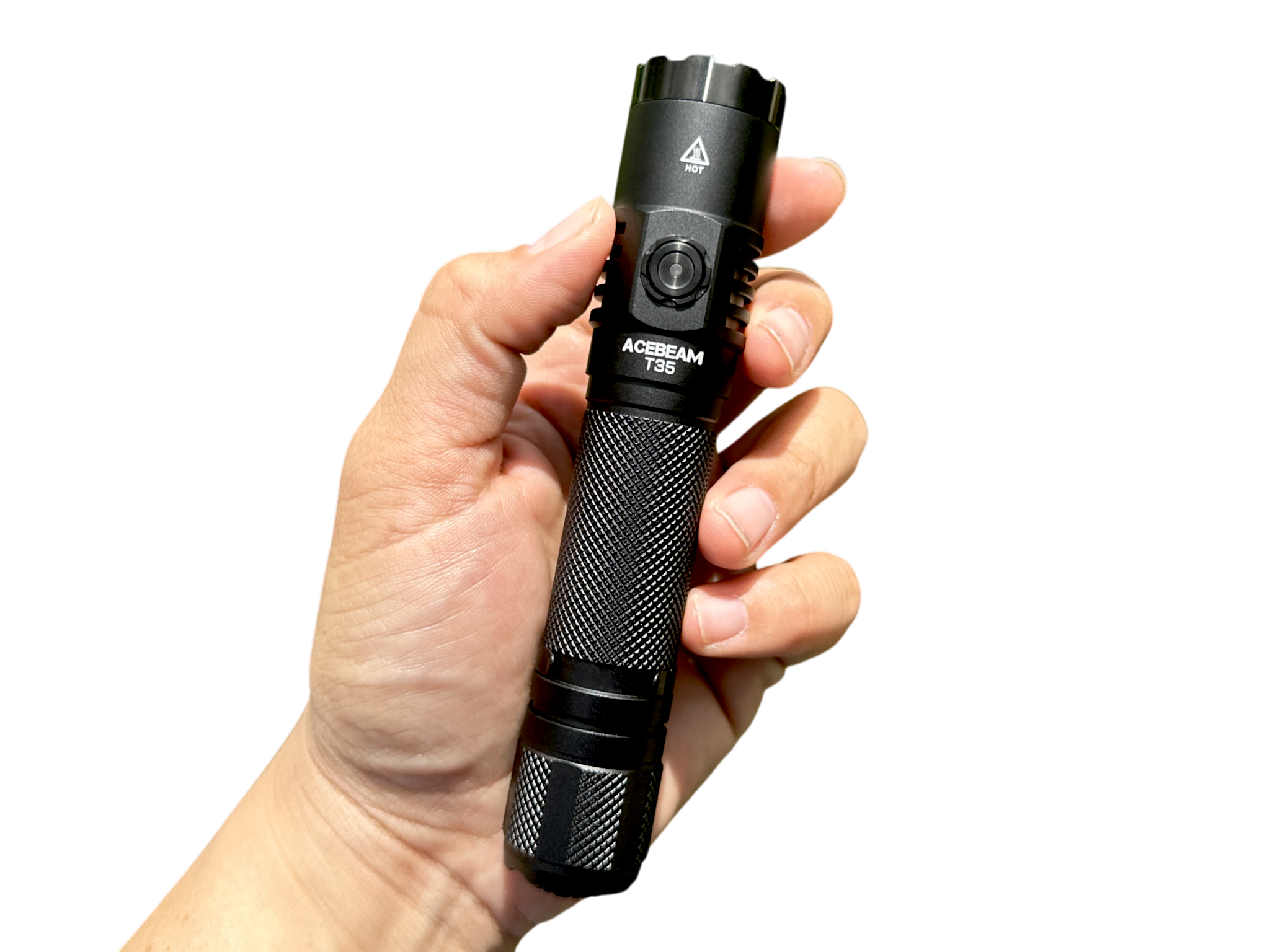 18650 rechargeable flashlight T35 CRTF 18650 Dual Switch Flashlight by Acebeam