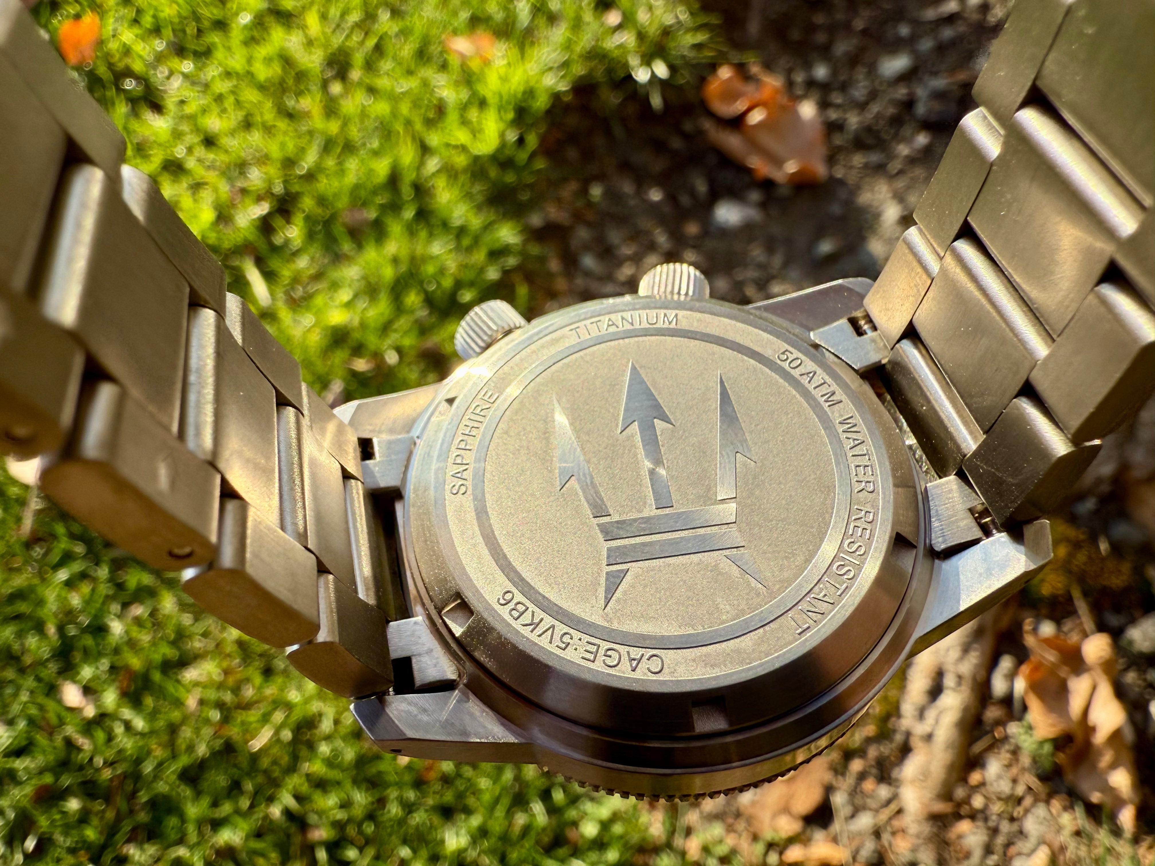 500M Alto Mare 42mm 9075 GMT - Titanium Automatic Watch - by Maratac®