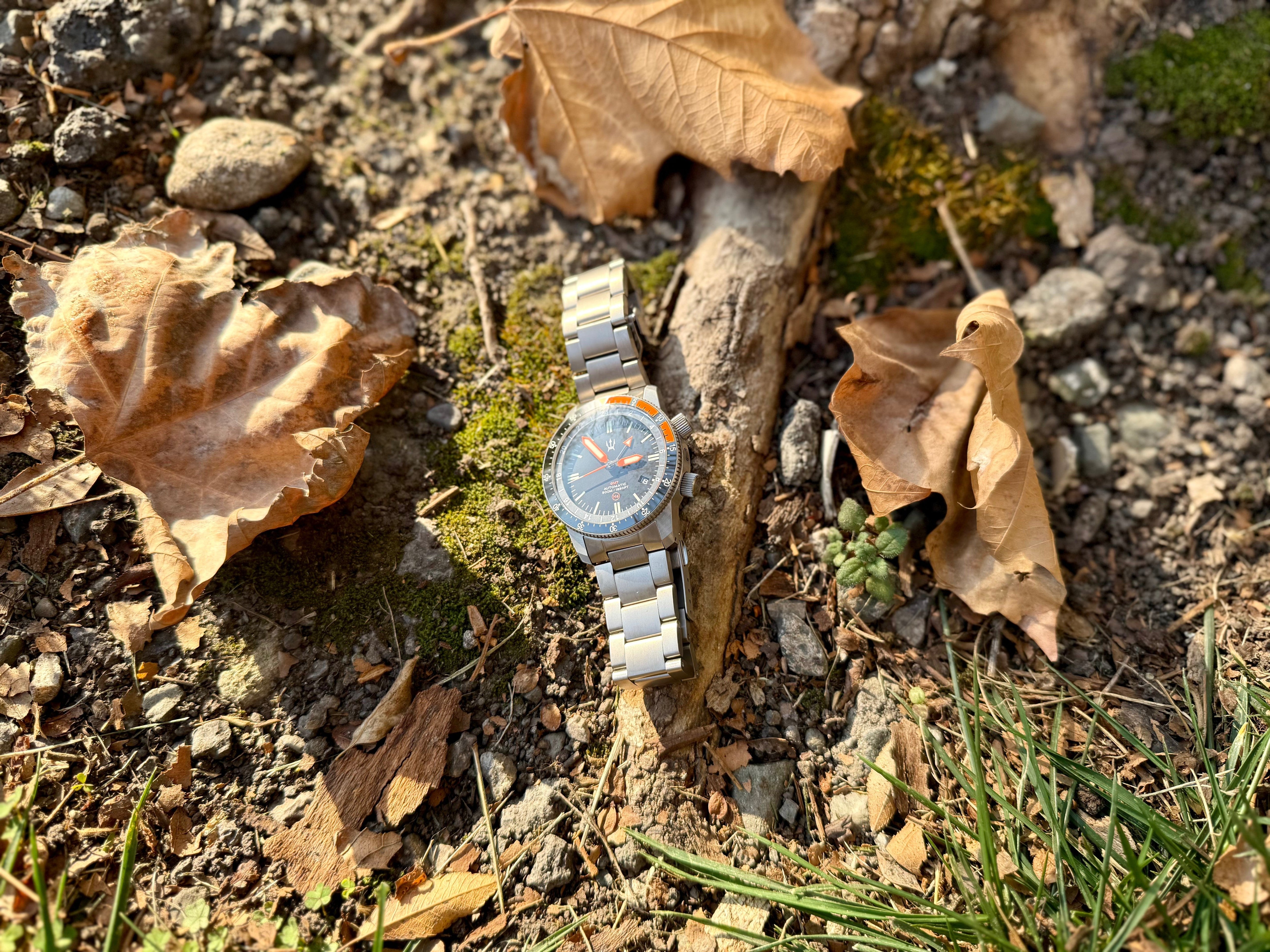 500M Alto Mare 42mm 9075 GMT - Titanium Automatic Watch - by Maratac®