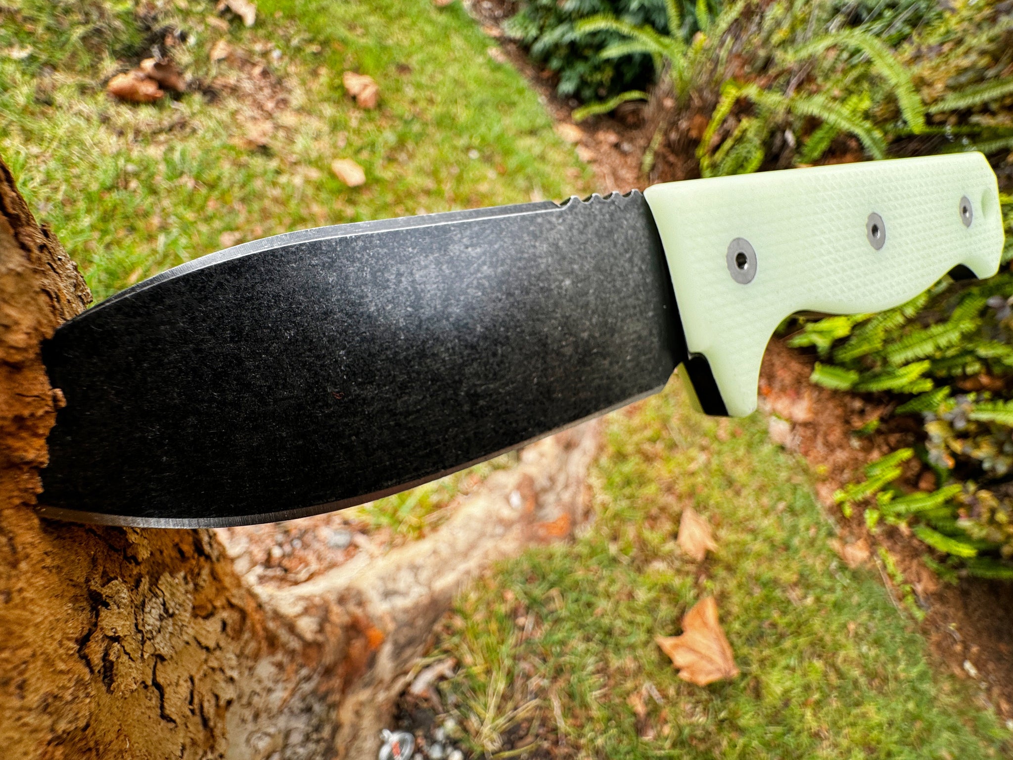 R4A - Ready 4 Action Knife / D2 Fixed Blade ( UGM GLOW Scales ...