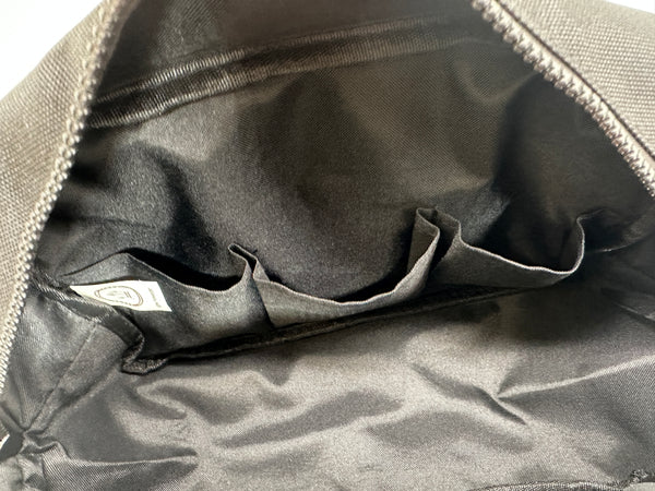 Trunk Soft Bag E/W in black leather
