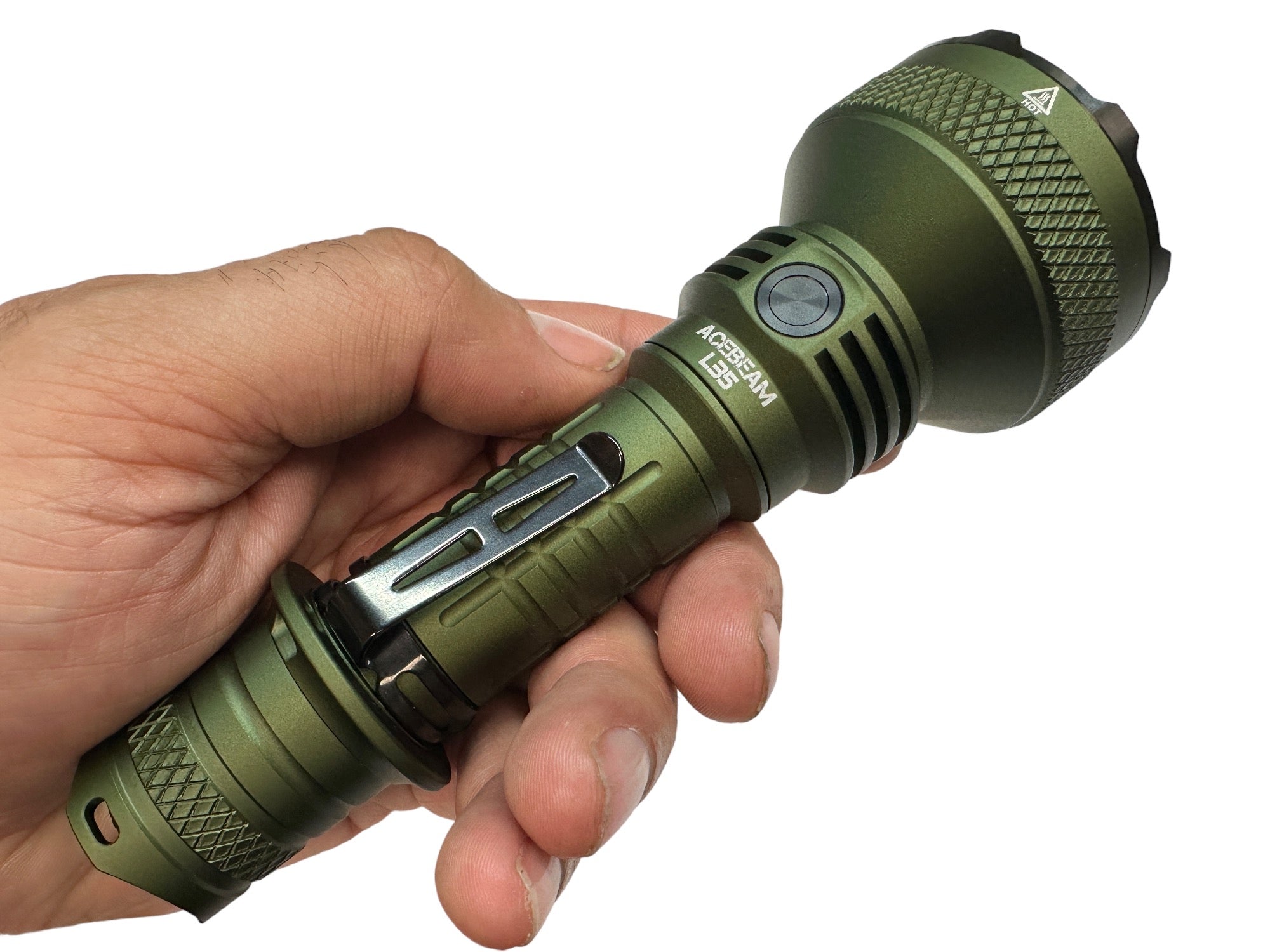 best high lumen rechargeable tactical flashlight ACEBEAM L35 5000 High Lumens Rechargeable Tactical Flashlight