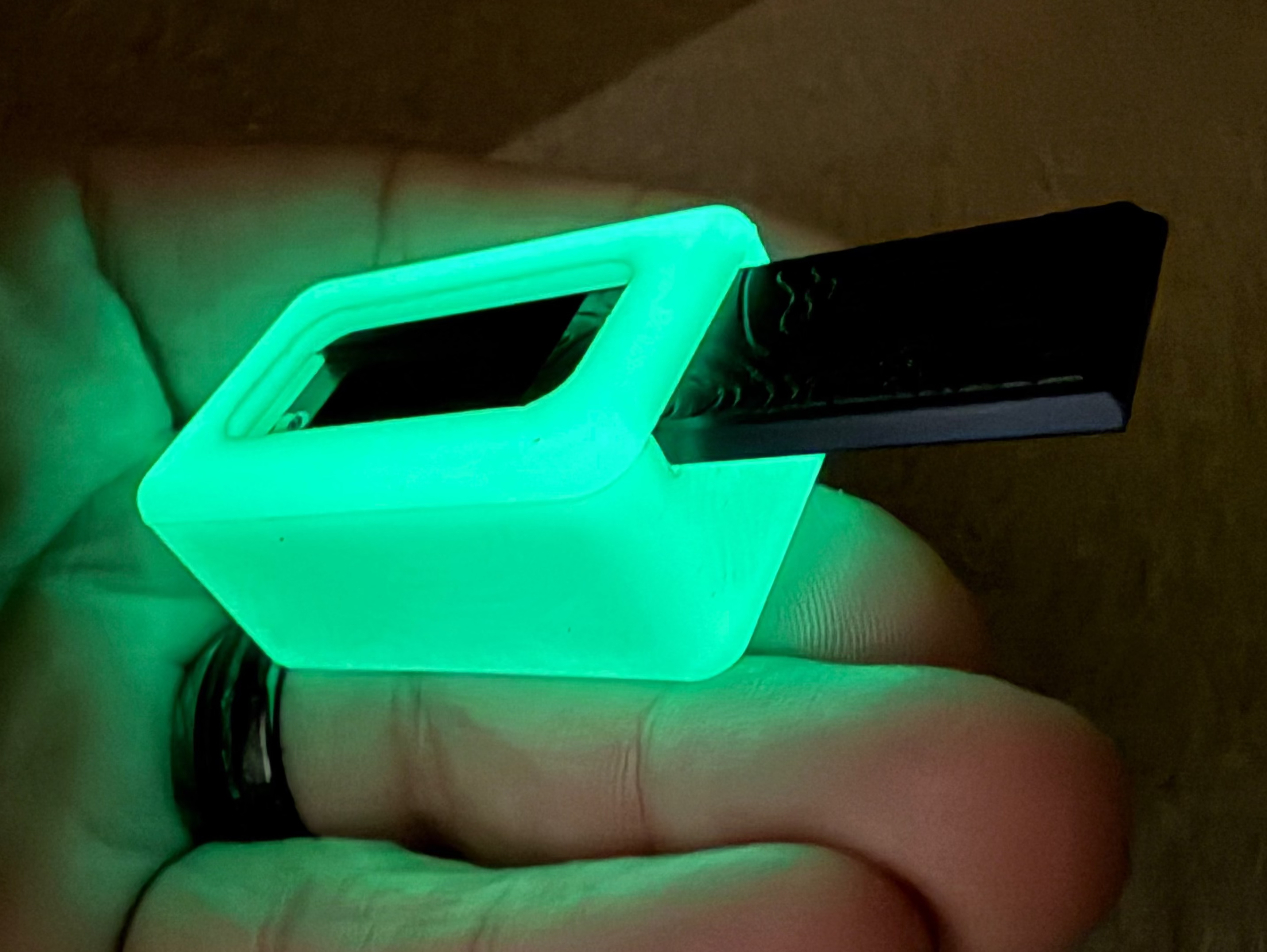 Tiny Delrin Pocket Box - ( Gen 3 ) Topo + Glow Shell!