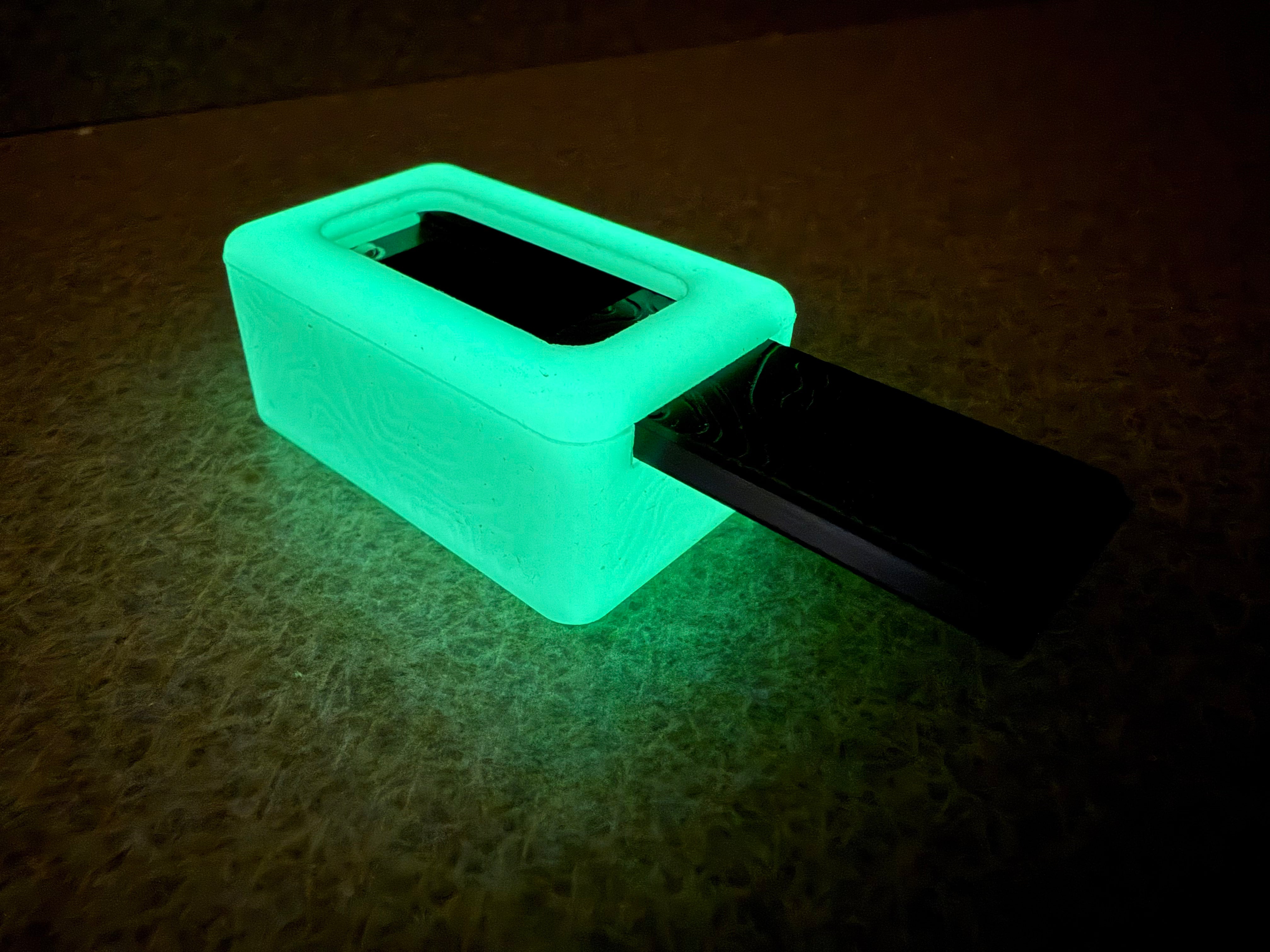 Glow Holder For Tiny Delrin Pocket Box ( Box Sold Separately )