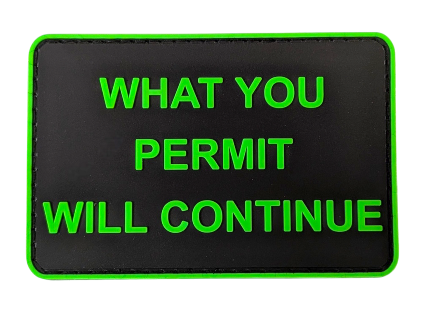 What You Permit Will Continue - 3x2" Patch by Maratac® – CountyComm