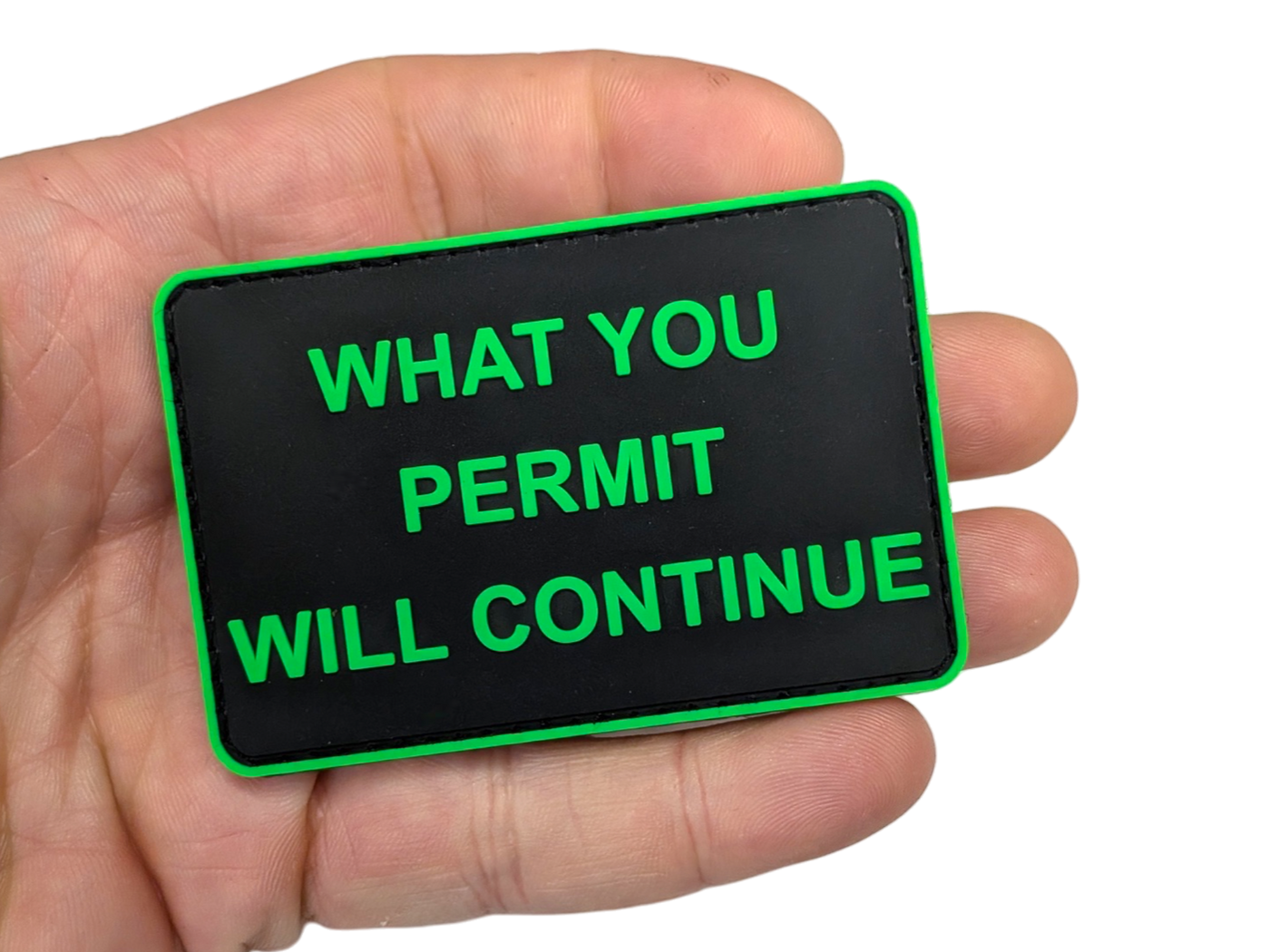What You Permit Will Continue - 3x2" Patch by Maratac® – CountyComm