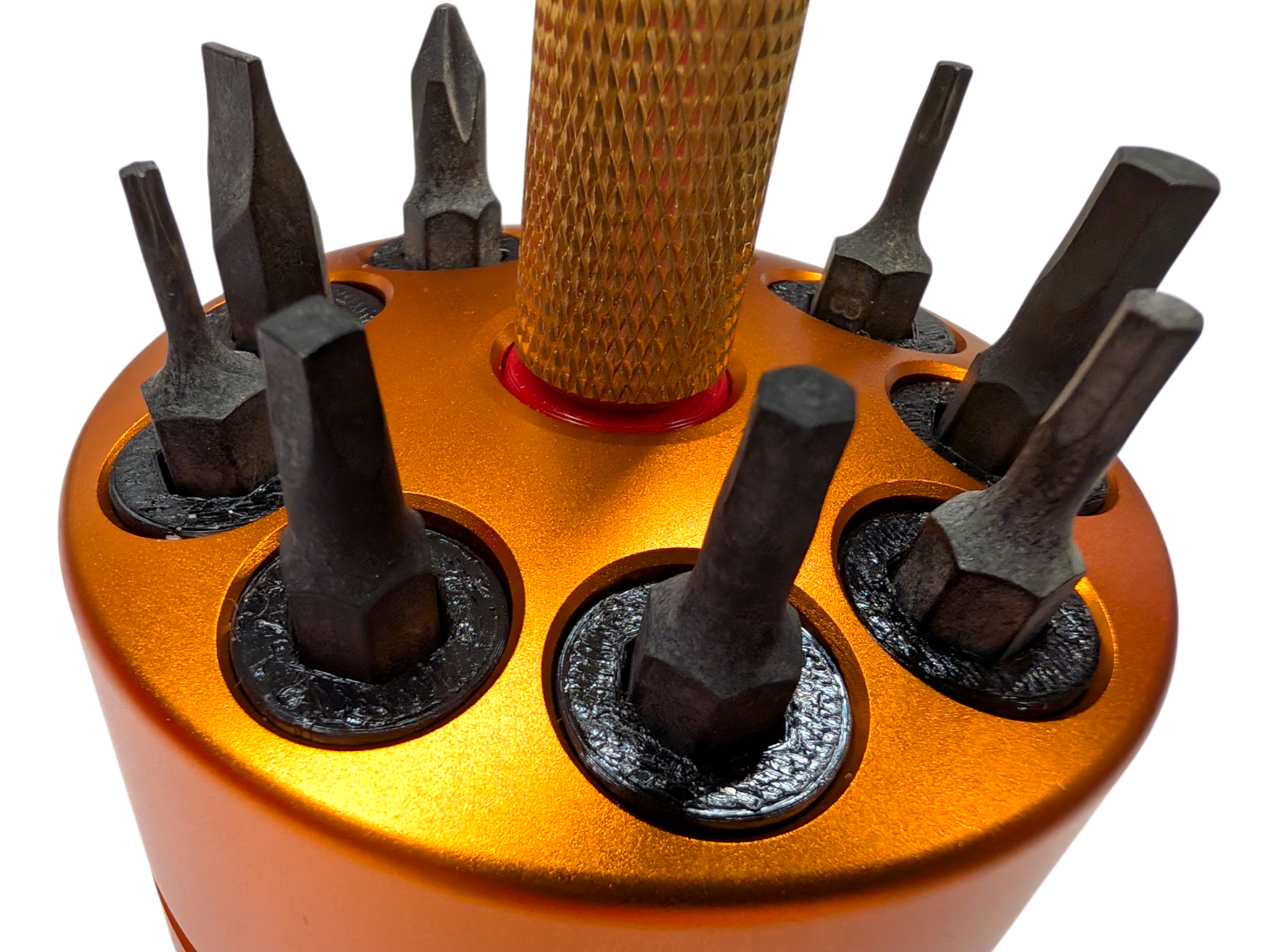 1/4" Bit Inserts For Embassy Pen Rotating Dock ( 10 Piece Set )