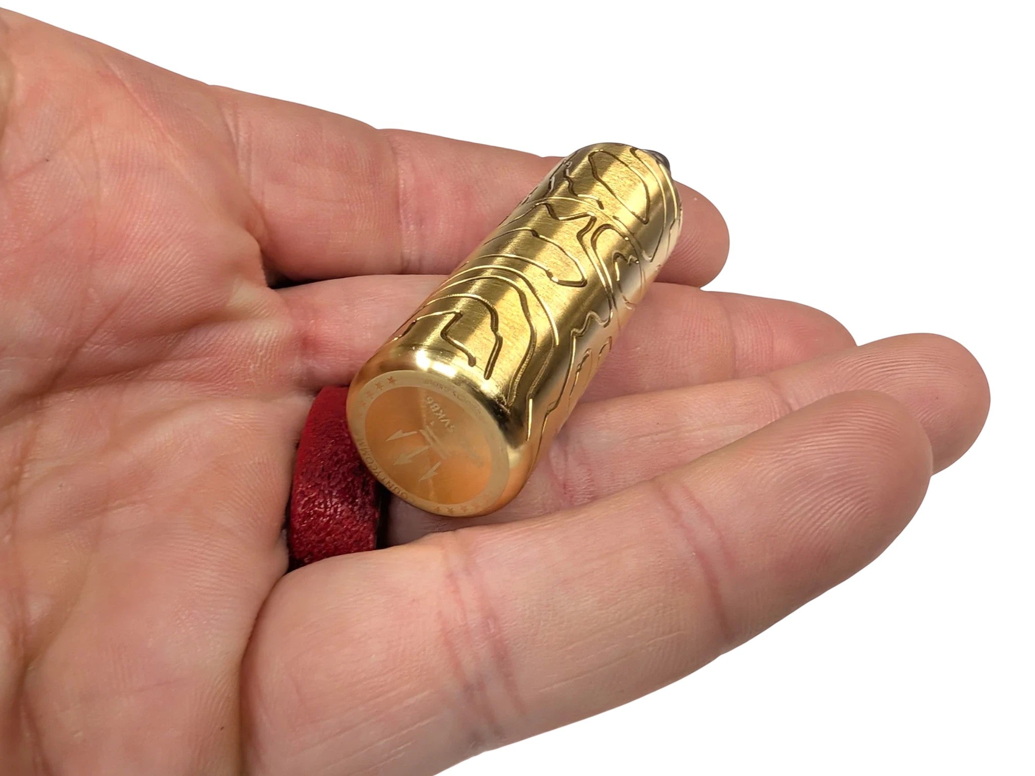 Brass XL Peanut Lighter by Maratac - Gen 4 TOPO Brass XL Peanut Lighter by Maratac - Gen 4 TOPO