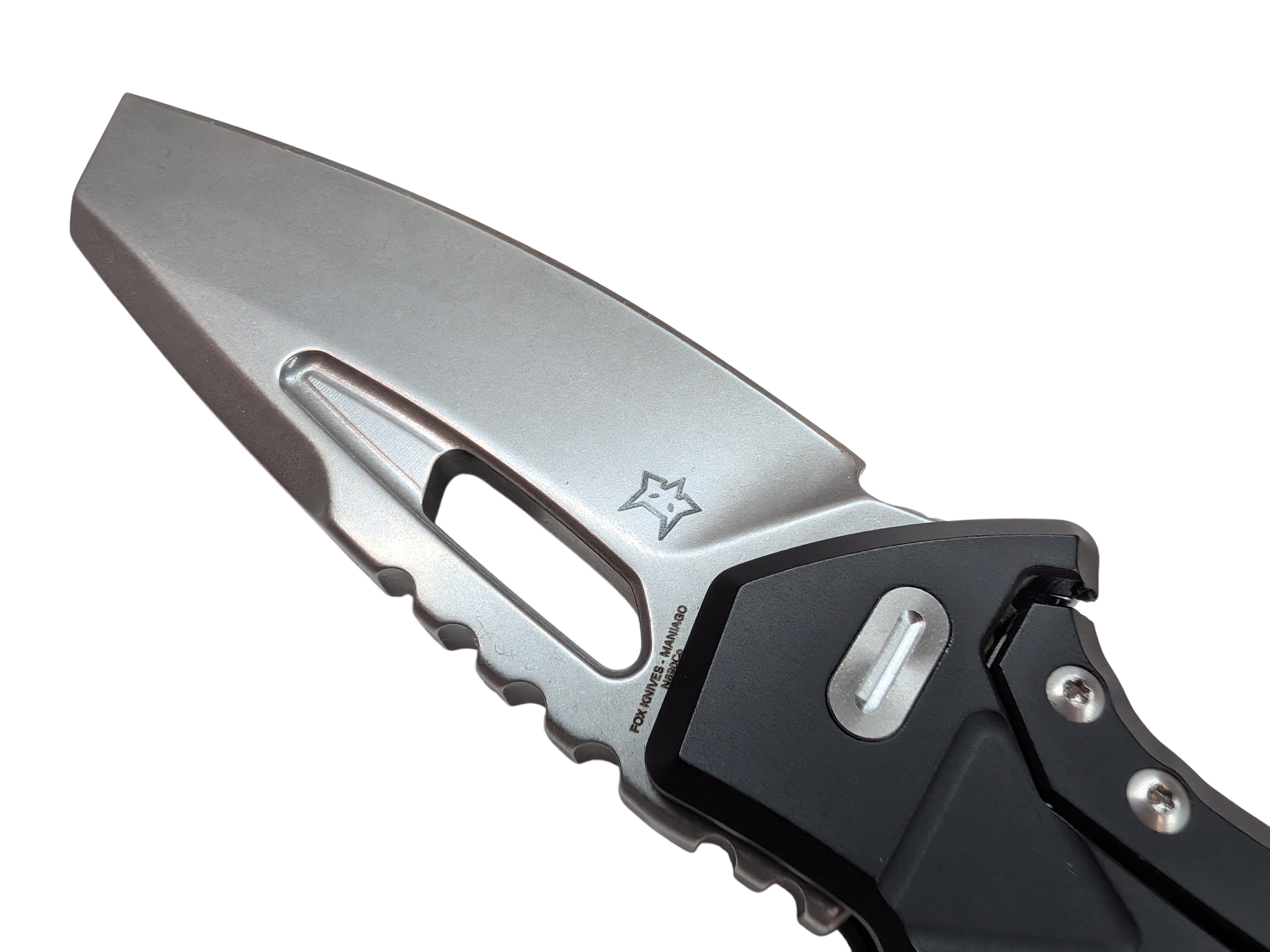 Fox Chronos Thick Boy - Stonewash N690Co - Made In Italy - Limited Edition - ( Black/ Orange )