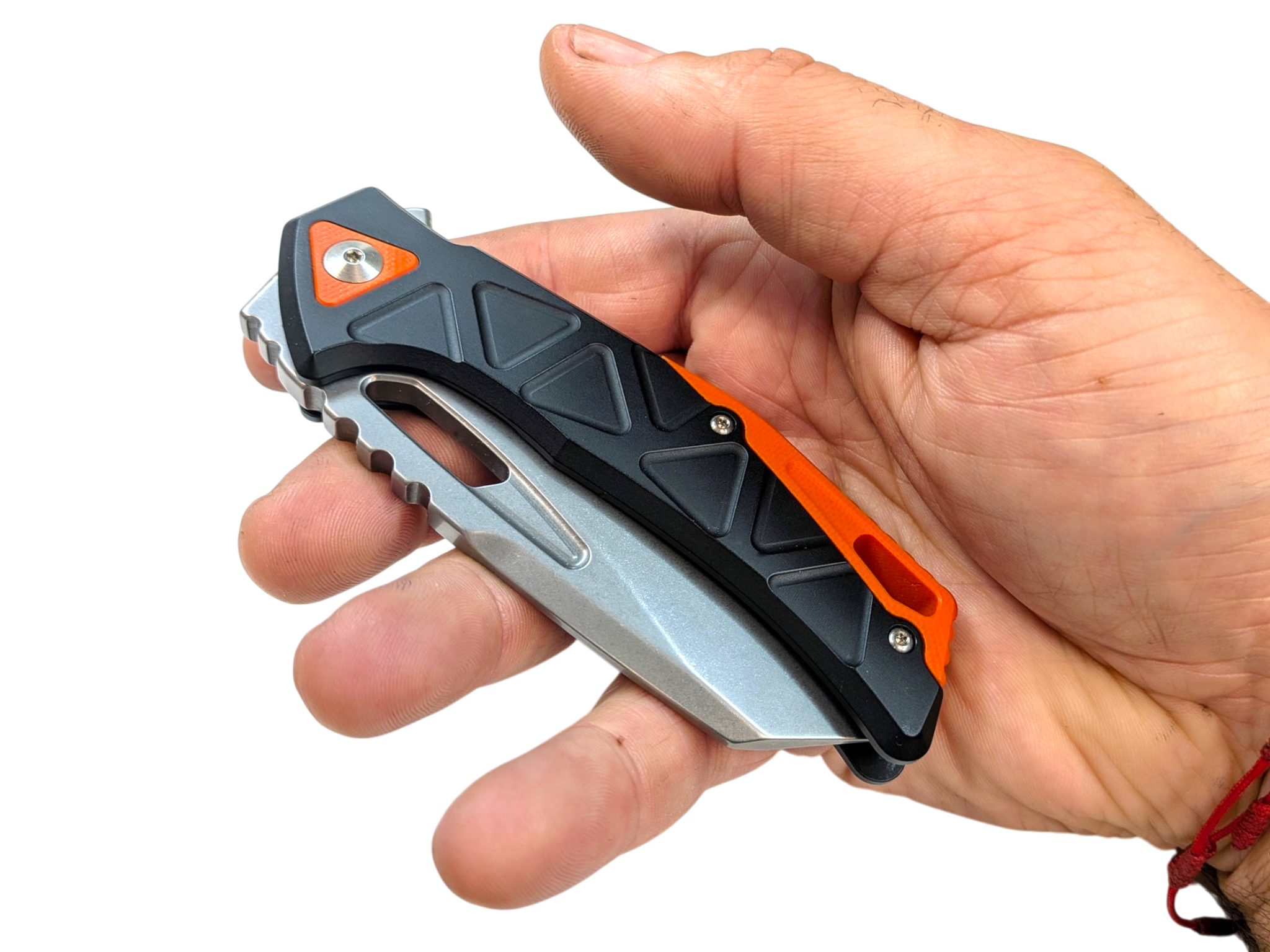 Fox Chronos Thick Boy - Stonewash N690Co - Made In Italy - Limited Edition - ( Black/ Orange )