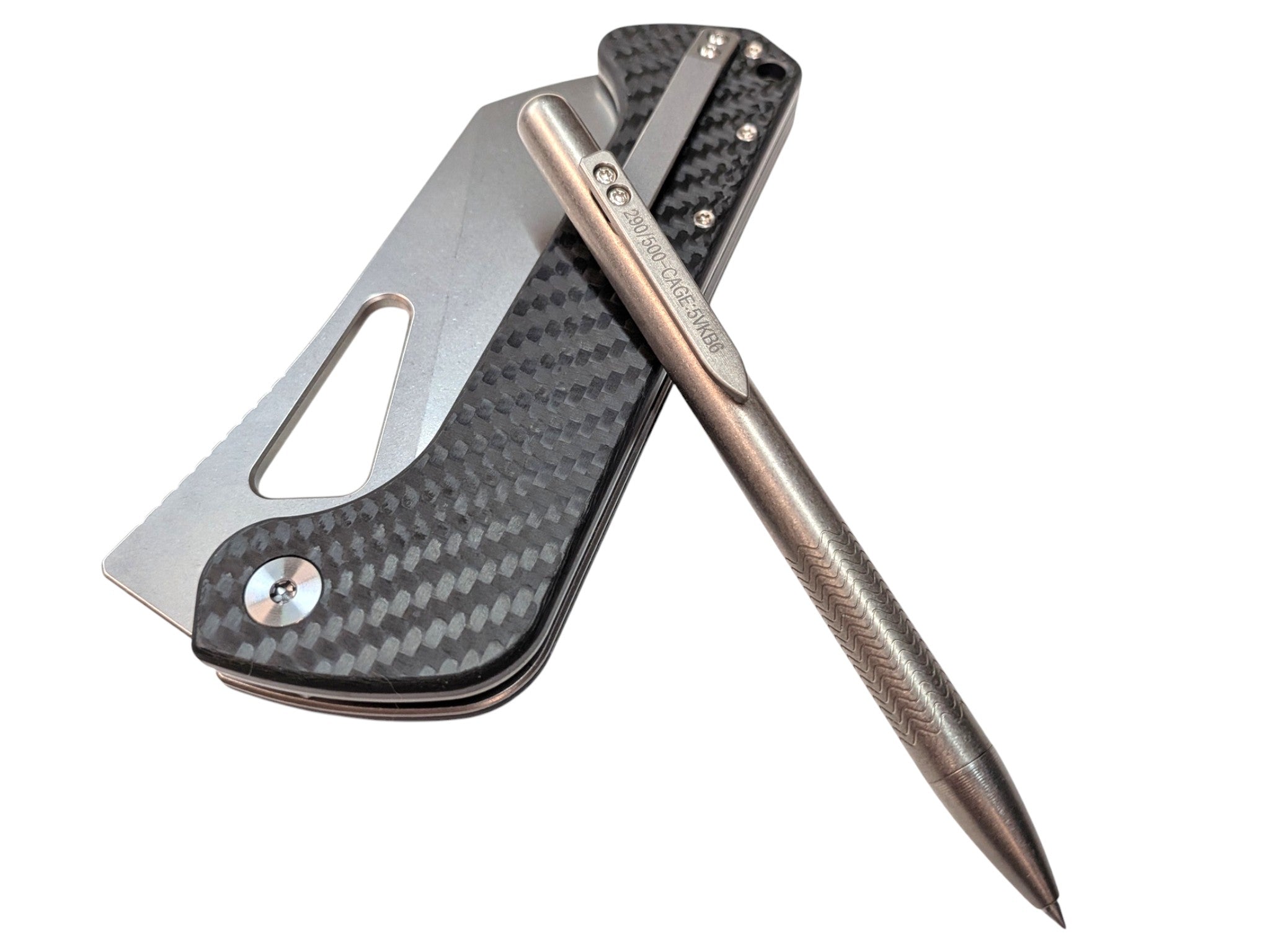Bolt Action Titanium Flight Suit Pen by Maratac® - Gen 3 ( NEW! )