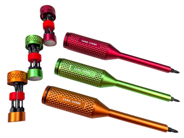 Hi-VIZ - TYPE III Anodized Aviation Multi-Bit Screwdriver +