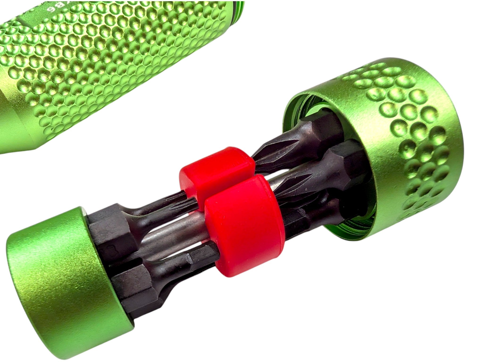 Hi-VIZ - TYPE III Anodized Aviation Multi-Bit Screwdriver + Minimalist Sheath - Gen 2 ( 3 Variants ) New!