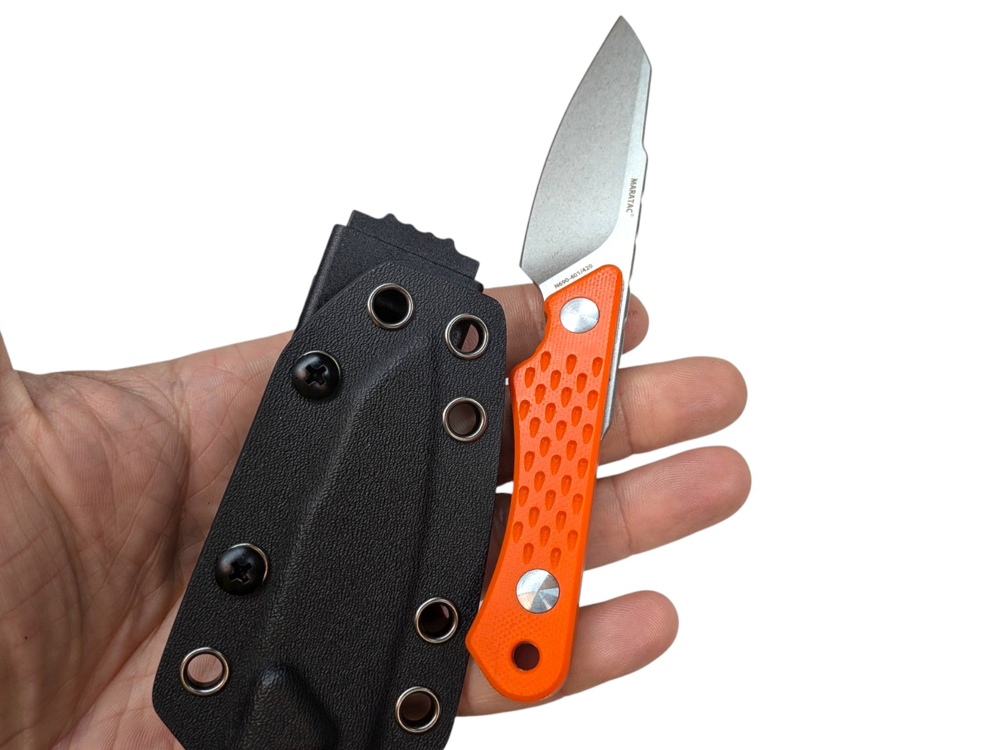 Step-Ridge MK-1 - N690 Fixed Blade Knife by Maratac® ( New )